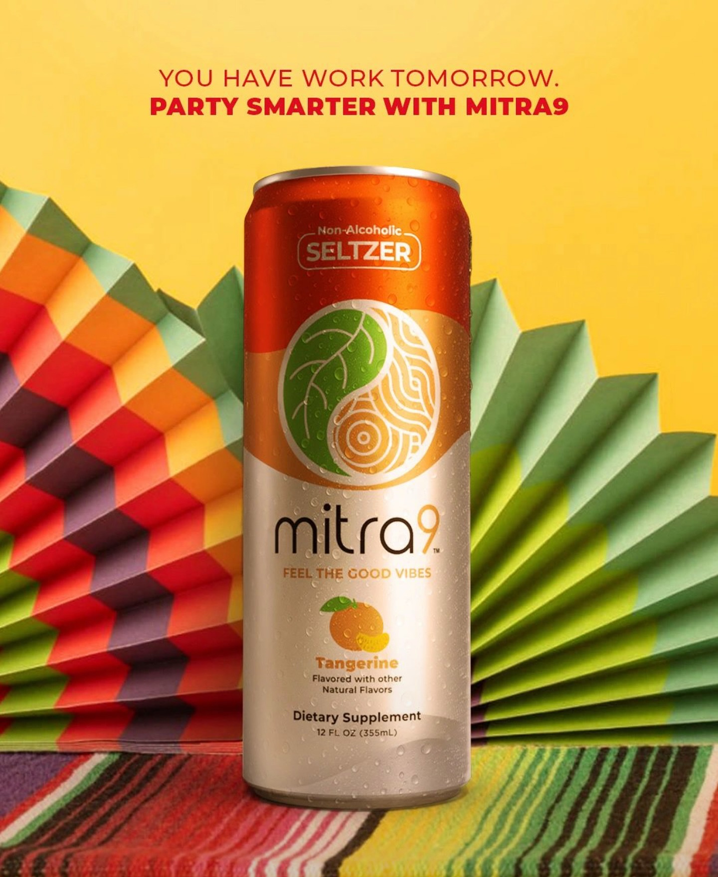 Cheers to better choices and feeling great after the party @mitra9official