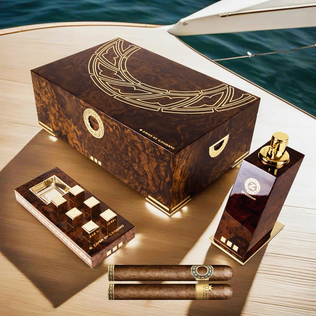 Exclusive handmade humidor 🇫🇷 crafted from rare Bubinga wood 🪵 with 24K gold-plated metal details 💛 and a Spanish cedar interior 🌲. Equipped with two humidifiers and an Elie Bleu hygrometer 💧, it holds up to 100 cigars. A limited edition 🔐 featuring a hidden lock and jewelled filigree seal on the lid — a true symbol of luxury ✨. Includes a triple jet-flame lighter 🔥 and matching accessories. Collector’s quality with no compromise.
💎🌟 Shop now at www.gpgrant.com 🛒💫
#GPGrantHumidor #GPGrantHighEndHumidor #GPGrantUniqueHumodor #GPGrantExclusiveHumidor #HighEndHumidor #exclusivehumidor #UniqueHumodor #Humidor #cigarhumidor #woodhumidor