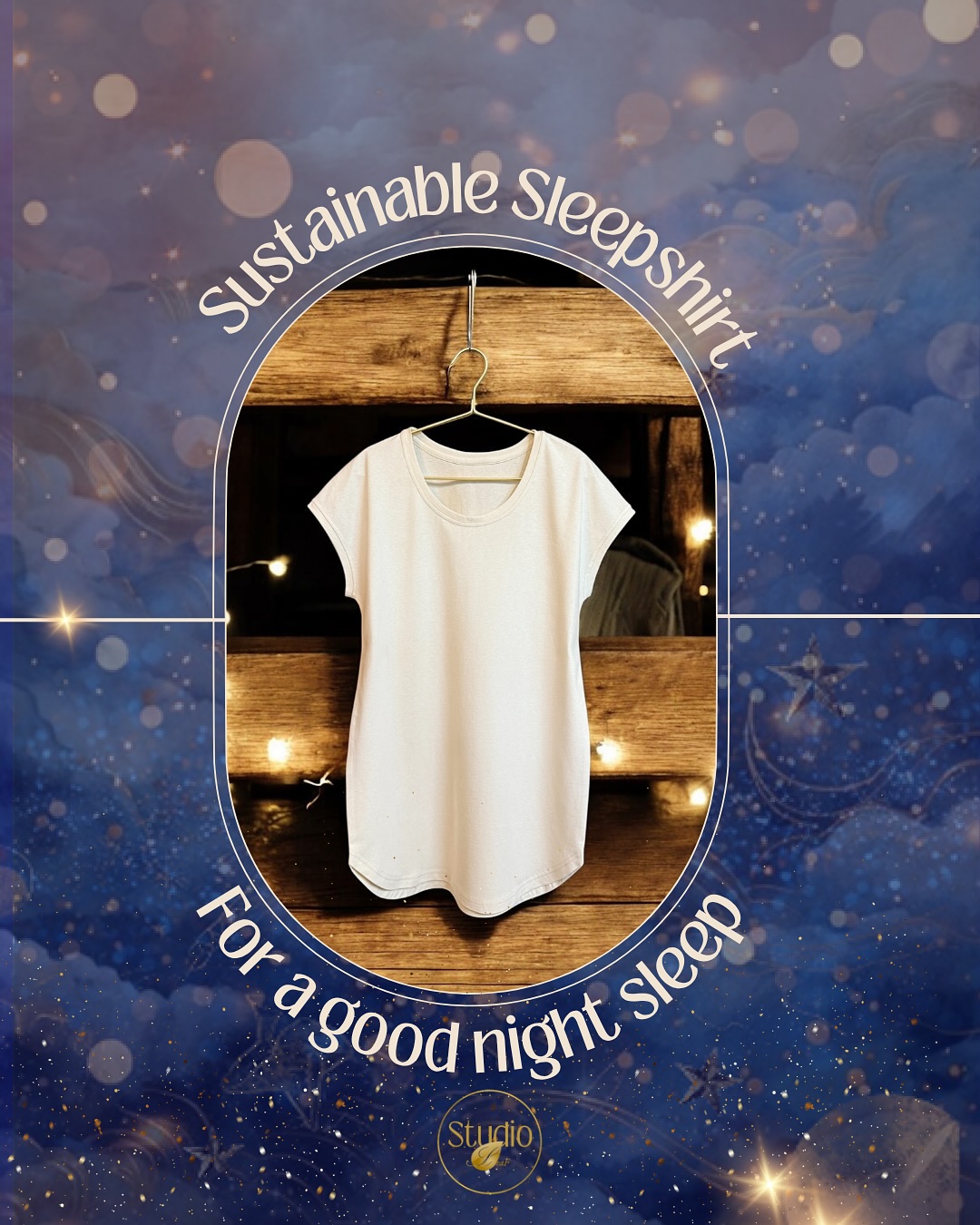 “Dreamy nights in sustainable delight! 😴✨ Our sleep shirt is crafted from 100% organic cotton, so soft against your skin and free from harsh chemicals. Plus, organic cotton’s natural energy resonates with the human body’s own energy, promoting deeper relaxation and better sleep. Wrap yourself in the gentle comfort of nature and wake up feeling refreshed and renewed. 🌿💤 #SustainableSleep #OrganicCotton #SleepBetter”