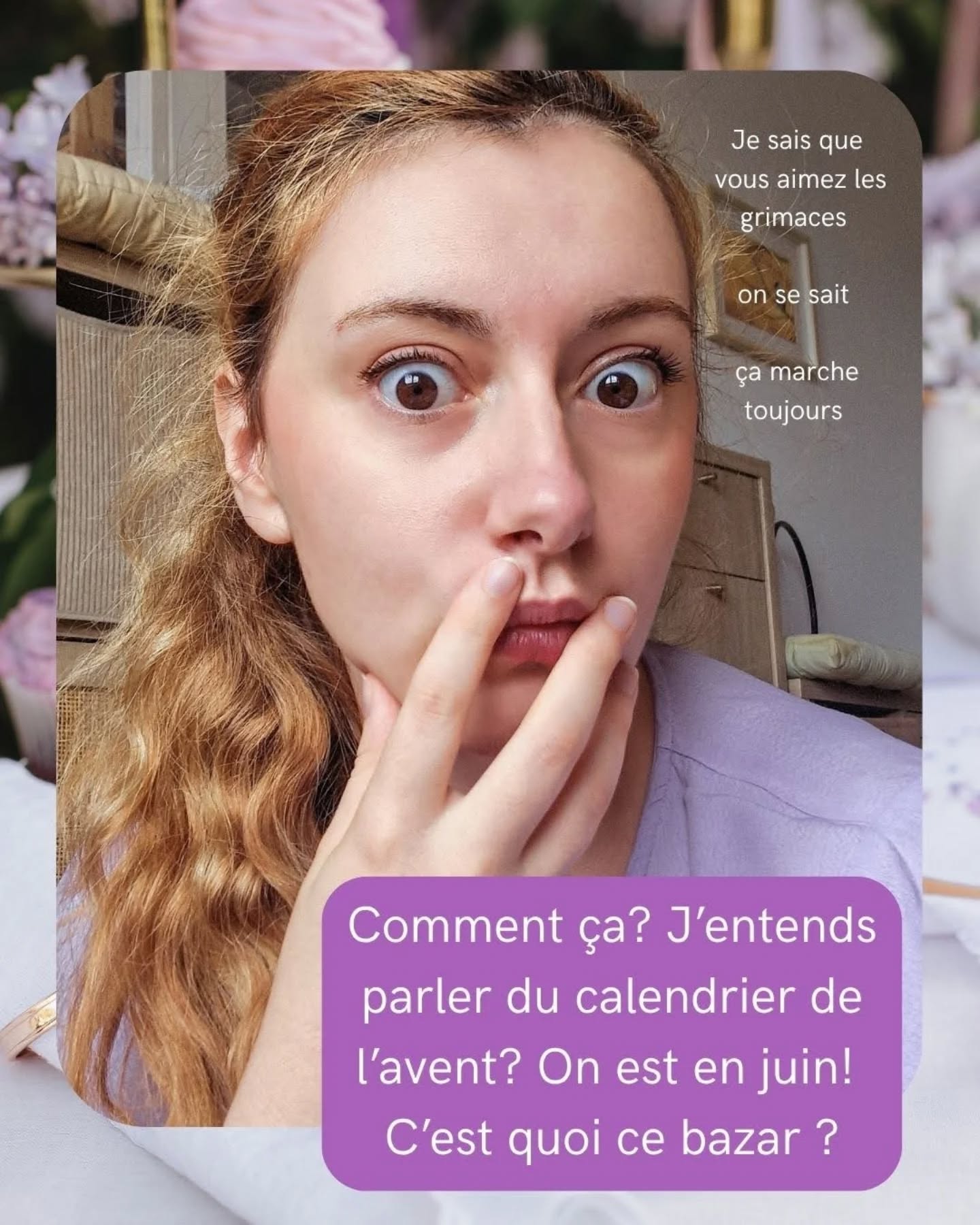 Bonjour, je reprends les grimaces, on en verra de nouveau sur ce compte
Ça nous manque à tous, je sais😎
LE CALENDRIER DE L'AVENT
pré-commande du mois de juin en cours jusqu'à ce soir
Sinon il faudra patienter jusqu'à juillet😱
Je vous fais ce post à l'arrache parce que je commence à avoir des questions, parce que je perds tout le monde en donnant des info par ci par là, parce que je ne suis PAS une personne au top de l'orga 🤣
Je prends évidemment toutes vos questions, je les mets dans un pots, je secoue et j'en tire au pif pour répondre en vrac
J'espère que vous êtes accrochées à vos lacets 😂
Je mets un rappel pour la session de pré-commande de juin sous ce post
Activez le si vous êtes intéressées !
#lepigmentarium #calendrierdelavent #aquarelle #arcenciel #paillette