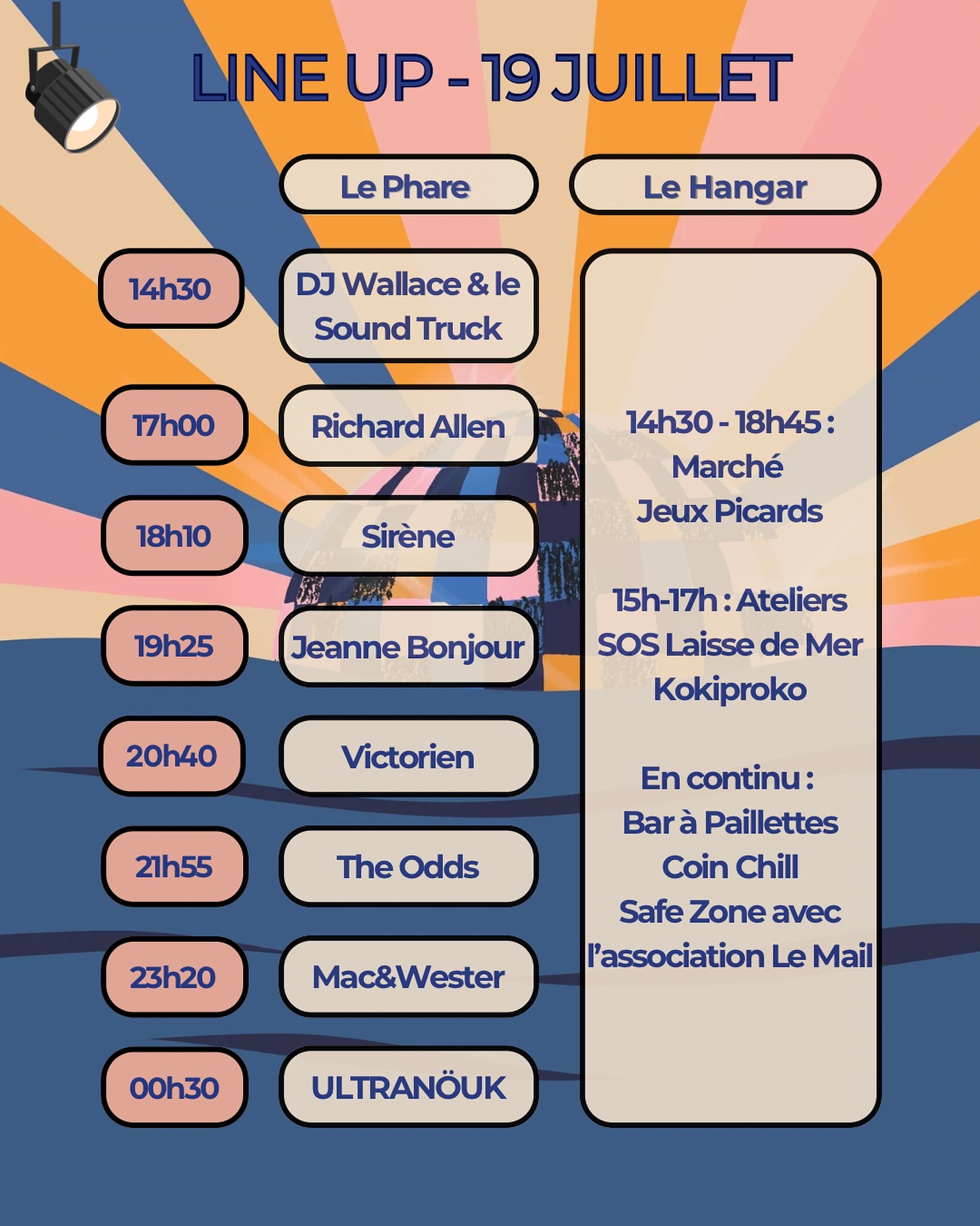 La table du temps est là ! Alors, on se retrouve le 19 juillet 🪩🦦👩🏽🎤 ?
#baiesonore