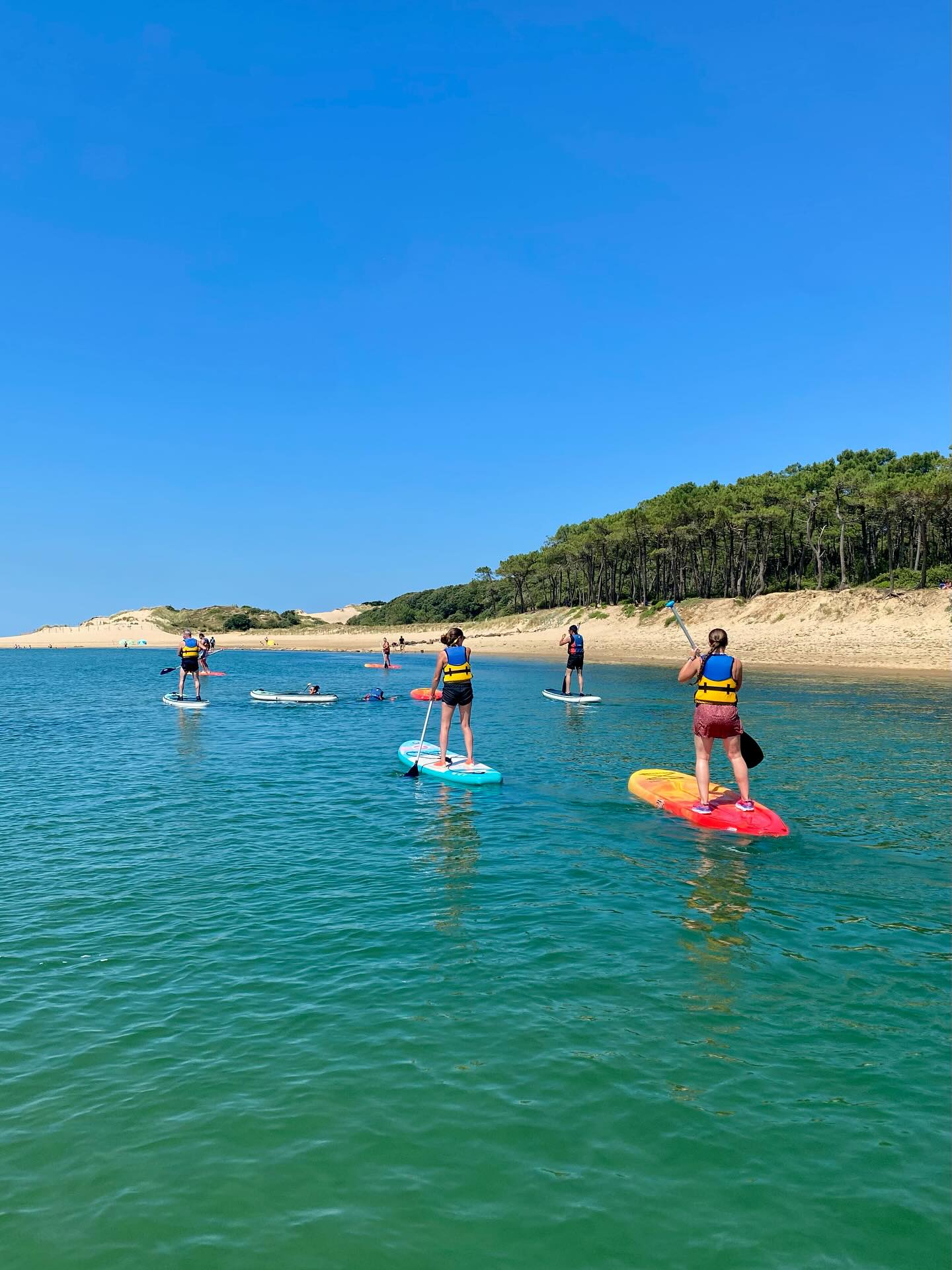 Hier l’estuaire nous a dévoilé ses plus belles couleurs 😍!
#lagon #veillon #talmontsainthilaire #magie #watercolor