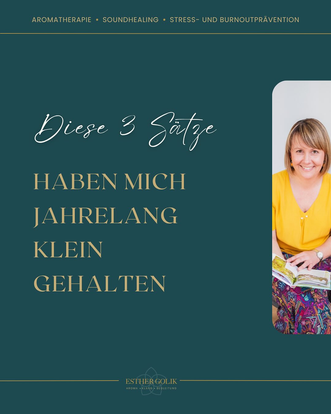 Diese drei Sätze waren wie ein leiser Dauerton in meinem Kopf.
Nicht laut. Aber lähmend.
Heute weiß ich: Ich darf sie hinterfragen.
Und neue, liebevollere Gedanken wählen.
✨ Welche Geschichte erzählst du dir – immer wieder?
👇 Schreib’s in die Kommentare oder speicher dir den Post zum Wiederlesen.