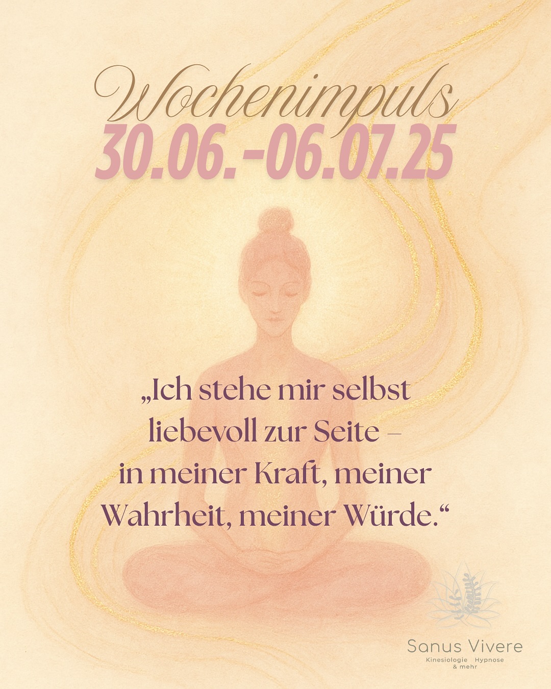 ✨ Wochenimpuls 30. Juni – 7. Juli 2025 ✨
🌕 Zunehmender Mond | Integration & Ausrichtung
🔮 Wachstum durch Wahrheit
Diese Woche lädt dich ein, dein Herz neu auszurichten – in Klarheit, Würde und Weichheit.
Energie der Woche:
Nach dem Neumond beginnt dein inneres System, das neu Erkannte zu verkörpern.
Es geht nicht mehr darum, dich zu verstecken.
Sondern darum, deine Wahrheit mit Liebe zu halten.
💎 Emotionale Selbstführung & Herzgrenzen
Affirmation:
„Ich stehe mir selbst liebevoll zur Seite –
in meiner Kraft, meiner Wahrheit, meiner Würde.“
✨ Schreib diesen Satz in dein Herz.
Ätherische Öle:
🌿 Frankincense (Weihrauch):
→ innere Aufrichtung, Verbindung zur Seelenführung
🌸 Ylang Ylang:
→ Herzensweichheit, Heilung weiblicher Urkraft
💧 Kombi-Tipp: 1 Tropfen auf Brustbein & Kronenchakra, bewusst atmen.
Herzensfragen:
– Wo spüre ich meine Wahrheit, aber halte sie noch zurück?
– Welche Entscheidung würde mein höheres Selbst jetzt treffen?
Mini-Ritual:
✨ Trage deine Öle auf
✨ Sprich deine Affirmation laut
✨ Schließe die Augen & spüre:
Was will durch mich wachsen?
💌 Teile in den Kommentaren:
Was ist dein persönlicher Herzsatz für diese Woche?
#Herzöffnung #doTERRAImpulse #sanusvivere
#wochenimpuls #astrologie #liebe #wachstum #transformation #kinesiologie #hypnose #reiki #energieheilung