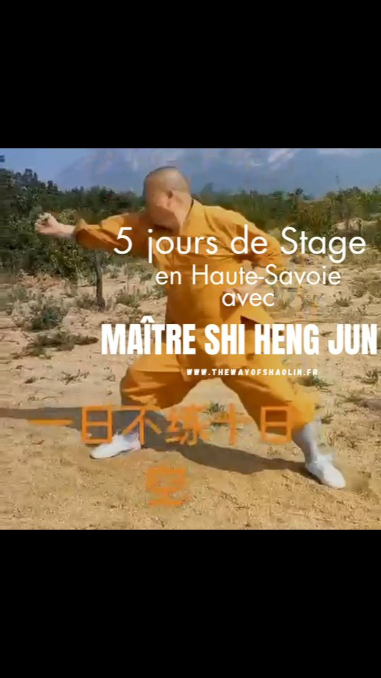 Maître Shi Heng Jun nous fait rend visite en octobre 2025.
Il animera avec Shifu Georgios, le stage de 5 jours du 20 au 24 octobre 2025.
Kungfu Shaolin et Qigong
Plus de 6 heures de cours par jour
Plus d'informations dur le site www.thewayofshaolin.fr
#qigong #kungfushaolin #shaolin #sifushihengjun #artsmartiaux #thewayofshaolin #kungfu #bienêtre #larochesurforon #hautesavoie
