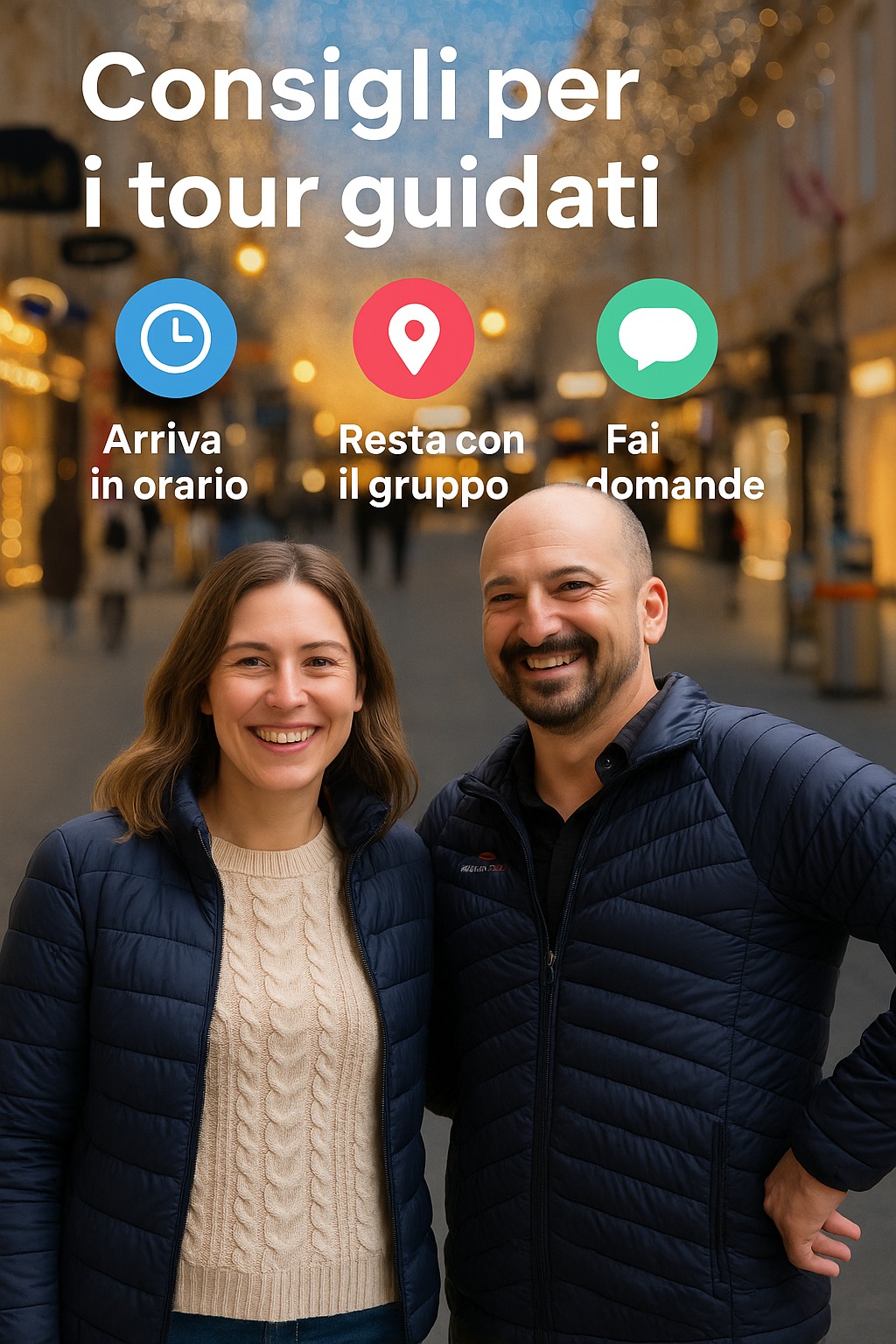 Hai dubbi su come funziona il tour?
Scopri i nostri consigli pratici per vivere Vienna al meglio: dove incontrarci, come funziona la prenotazione e quali lingue parliamo! Ogni dettaglio è pensato per rendere la tua esperienza semplice e indimenticabile.
Prenota il tuo free tour in italiano su www.viennacosavedere.com 🗺️