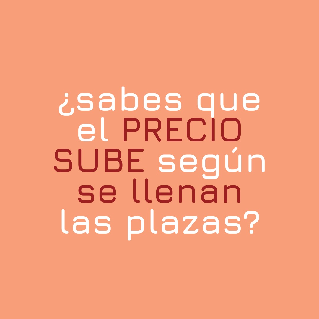 ¿Sabías que el precio del Mix & Drink cambia según cuándo te apuntes? 👀
Así es:
👉 Cuanto antes confirmes, mejor te sale.
👉 Cuantas más plazas se llenan… más sube.
Y sí, ya hay gente dentro 👥
El próximo 25 de junio tendremos una edición muy especial: puedes venir acompañado de tu aliado.
📍 Si lo tienes claro, reserva ya tu plaza!
PIDE TU PLAZA EN NUESTRA BIO