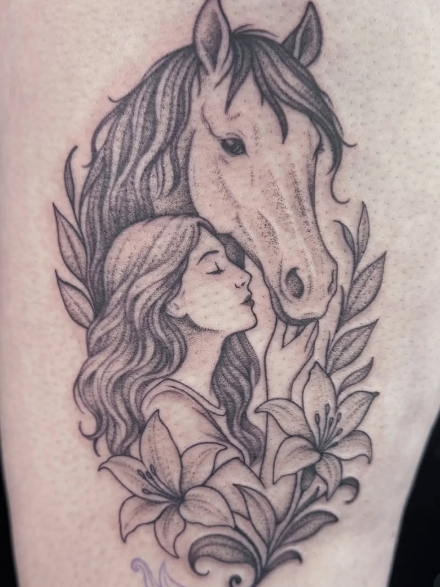 Obsessed! ๐ Our artist @fineartunbound absolutely nailed this stunning horse and floral tattoo. So much beauty in one piece!โค๏ธ๐
SLC Ink Tattoo
1150 South Main Street
Salt Lake City, Utah
(801) 596-2061
slcinktattoo@gmail.com
www.slctattoos.com
#tattoo #horselove #floraldesign #tattooartis