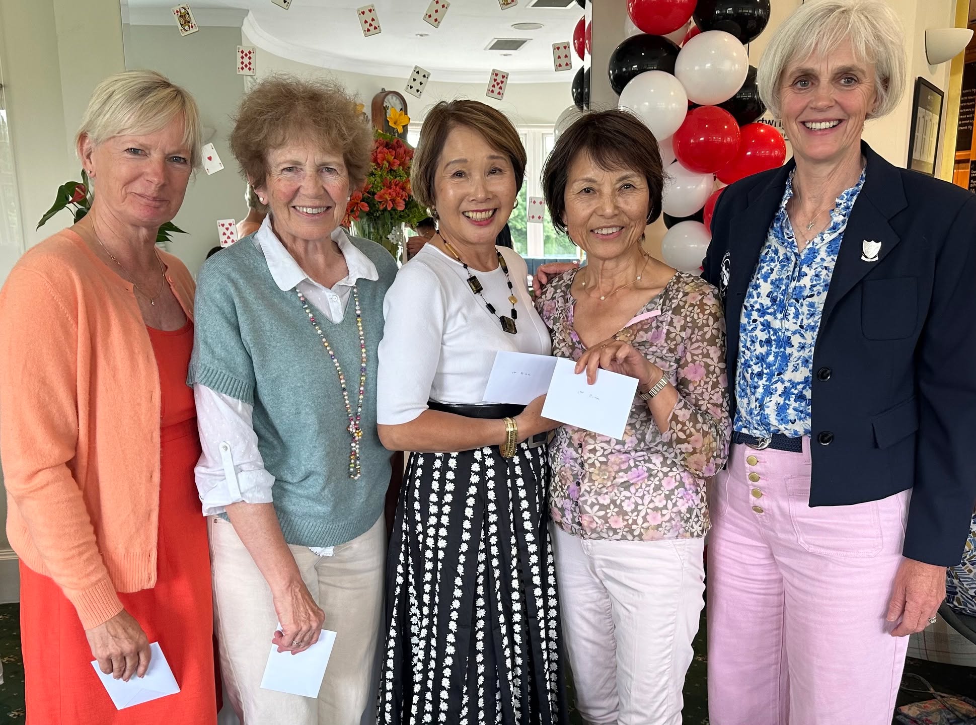 Our ladies had a busy day yesterday! First up was the Ladies Invitation Day. A 4 ball ‘Royal Flush’ Stableford Competition for members and guests. Congratulations to the winners Zoe Penny, Lesley Laws, Hatsumi and Keiko Sharp. 2nd Place went to Sue Harrison, Carolyn Stirrat, Wendy Elliott and Jill Scotty and in 3rd place were Younghee Kim, Young Rehang Choi, Syoko Thill-Shima, Pam Young.
The Surbiton Ladies Team, Hayley Barlow, Maria Diegan and Nicola Brown won the best front 9 at the Blackmore Open.
Finally, Cath Paton, Sue Buckenham, Sookee Jang and Monica Yeon came 3rd in the Royal Wimbledon Millenium Trophy.
A successful day all round with some great golf played. Well done to our Ladies section!
#ladiesgolf #ladiesgolfinvtitationday #surreygolfclub #surreywomensgolf #surreyladiesgolf