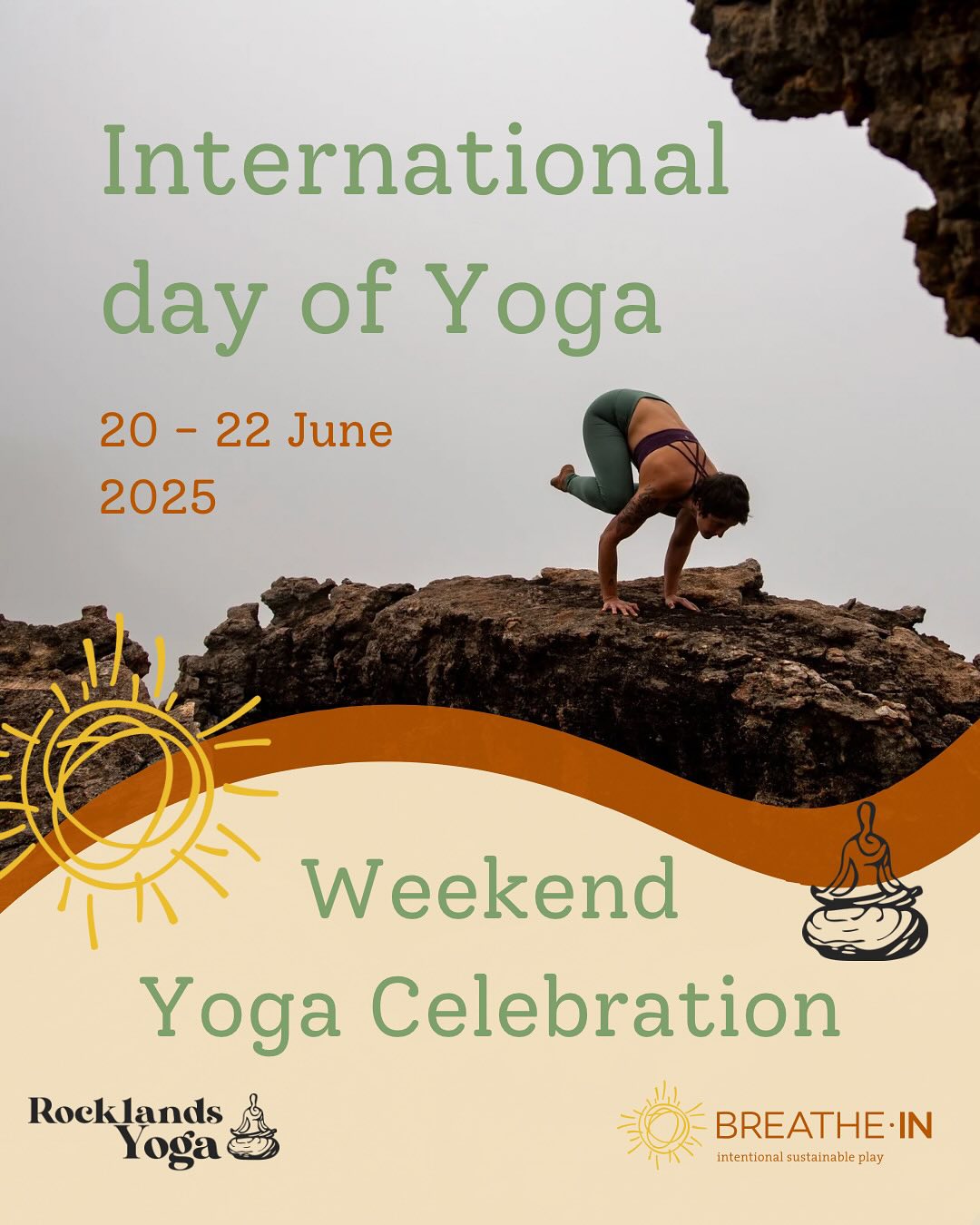 Not joining us on retreat this weekend?
Join us for international day of yoga next weekend!
We’ve partnered with @rocklandsyoga and @i.am.katyjane to bring the Rocklands community a weekend celebration of yoga. Three yoga classes throughout the weekend, hosted at various locations in the Pakhuis Valley.
This is a completely donation-based event, with all proceeds going to the Rocklands Climbing School, a RAD initiative.
We’ll have a handy QR code with us on the day that you can use to donate. Or click on the link below to donate online!
https://rocklands.org.za/
📸 @rocklands_visual_diary