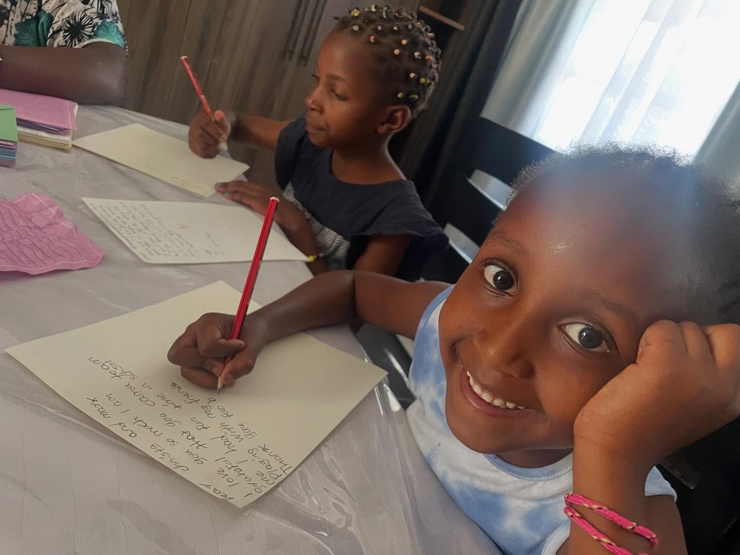 The kids take so most time to write letters to their sponsors. They often do multiple revisions because they want to make sure their English is just right. They put so much love into their letters. We hope as you received these precious letters you felt their love. We are very grateful for the family of kind hearted, generous sponsors that are literally changing lives and outcomes for the children!