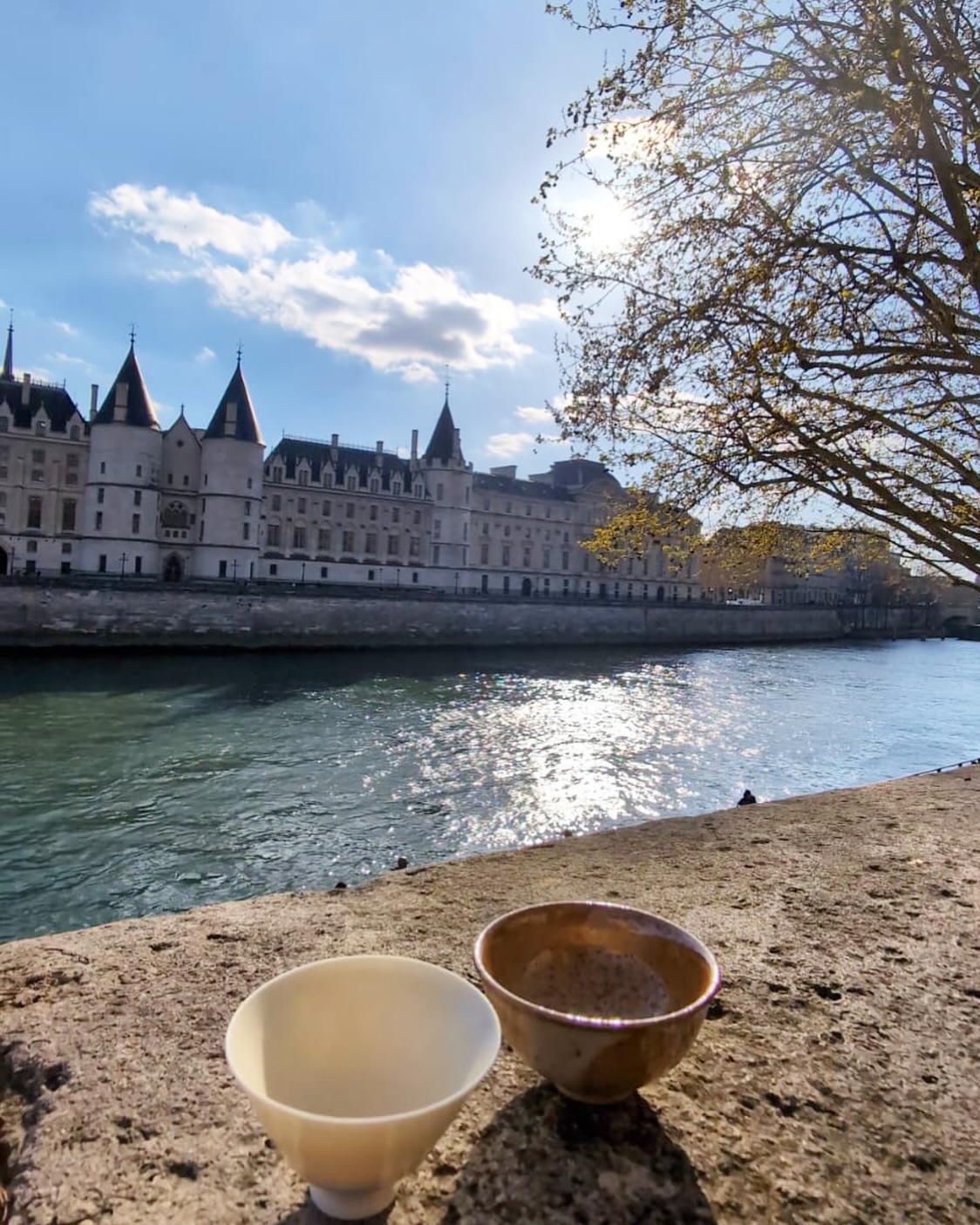 Ça y est. Tout est (presque) prêt.
Dans 9 jours, le tout premier PARIS TEA FESTIVAL verra le jour.
Tant d’énergie déployée…d’abord pour rêver. Puis pour concevoir, rassembler, convaincre, organiser ; mettre au monde un tel projet, c’est un peu fou, peut-être.
Mais l’intention est là : comme ces deux tasses posées face à la Seine, savourant la lumière, le silence, l’instant présent.
L’intention de faire rayonner celles et ceux qui œuvrent dans le thé, les infusions, la beauté des objets et du geste.
De donner la parole, l’espace, le regard.
Cette intention est posée.
Merci à celles et ceux qui sont déjà là, et à ceux qui viendront soutenir ce rêve d’un jardin de thé.
Paris vous attend.
Paris vous aime.
María Kockmann, fondatrice du Paris Tea Festival 🪷
—
Here we are. Everything is (almost) ready.
In 9 days, the very first PARIS TEA FESTIVAL will open its doors.
A lot of energy has been poured in… first to dream.
Then to design, gather, convince, organize; bringing such a project into the world is a bit mad, maybe.
But the intention is there: like those two cups placed facing the Seine, savoring the light, the silence, the present moment.
The intention to let shine all those who work in tea, in infusions, in the beauty of objects and gesture.
To give voice, space, attention.
This intention is set.
Thank you to those already here, and to those who will come to support this dream of a tea garden.
Paris is waiting for you.
Paris loves you.
Maria Kockmann, founder
#paristeafestival #parismylove #parisweloveyou #teamoments #teaculture #teafestival #ptfouiouioui🔥