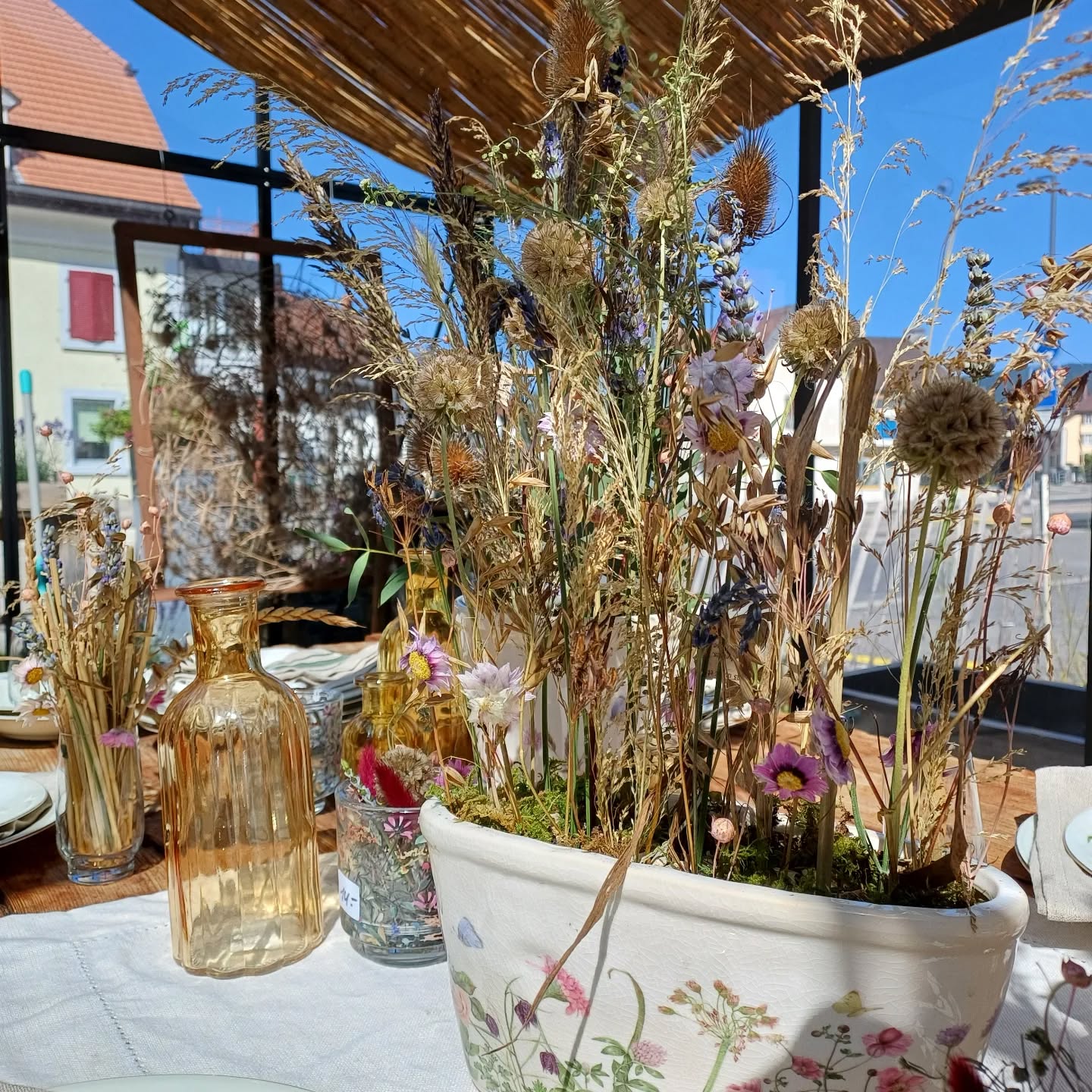 Changement de décoration dans notre serre