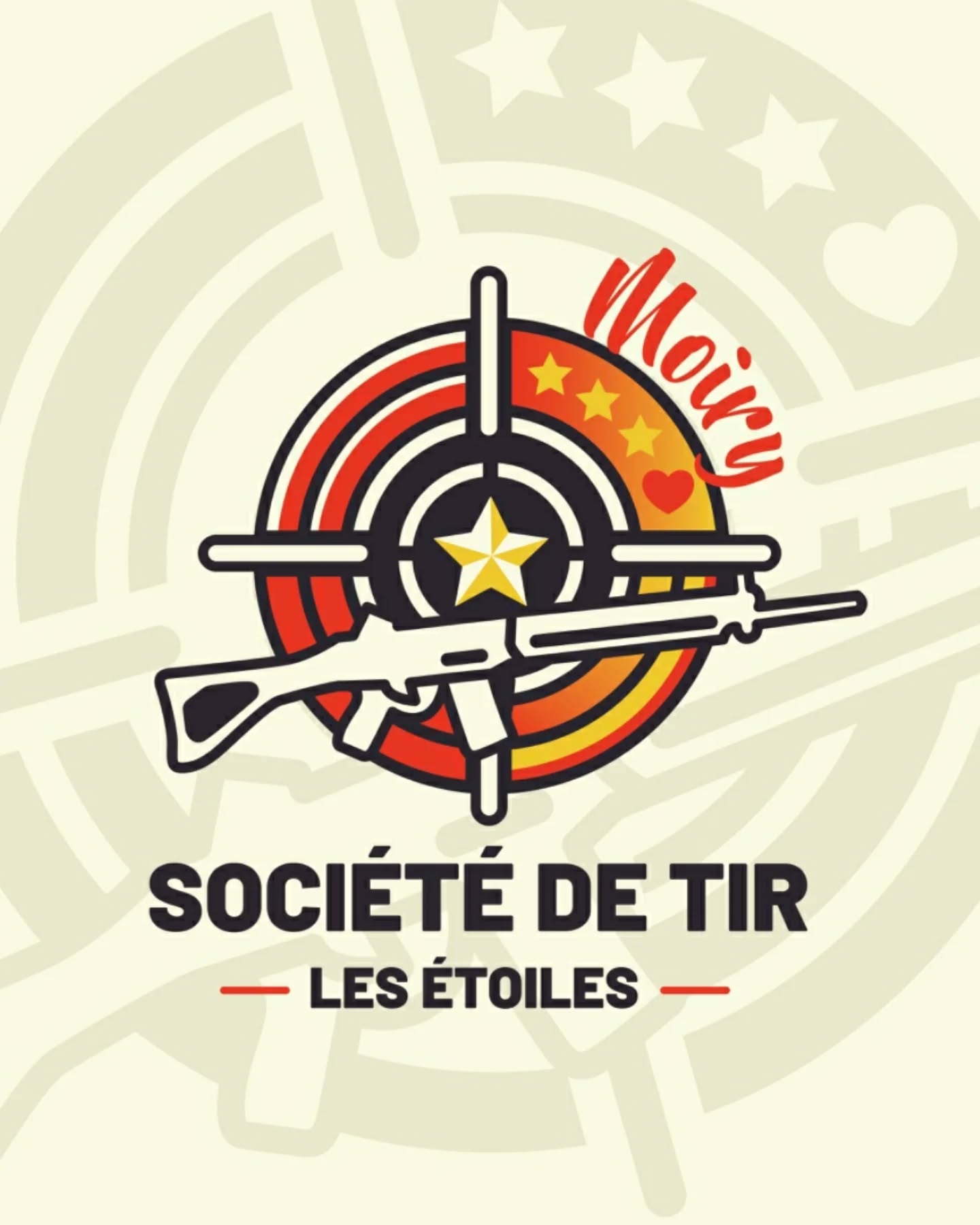 Société de tir Les Étoiles × lifting logotype × 2025
Un petit lifting pour la route 🔫
Merci pour votre confiance !
#graphisme #design #communication #dessin #jaune #rouge #tir #association #lifting