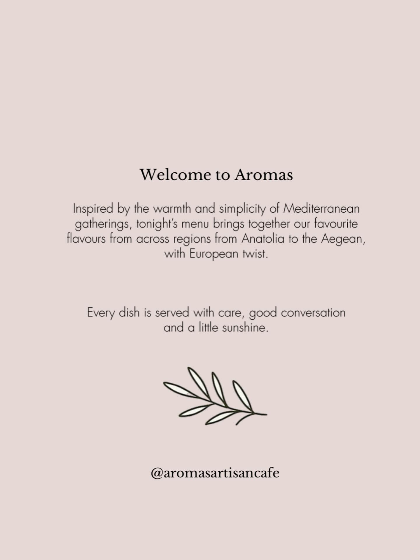 A sneak peek of our Weybridge Festival dinner menu 👀 (this is just the back side of it 😅)We will serve special meals only for that evening. Come and enjoy the taste of Aromas from 6 till 9 o clock 🤗