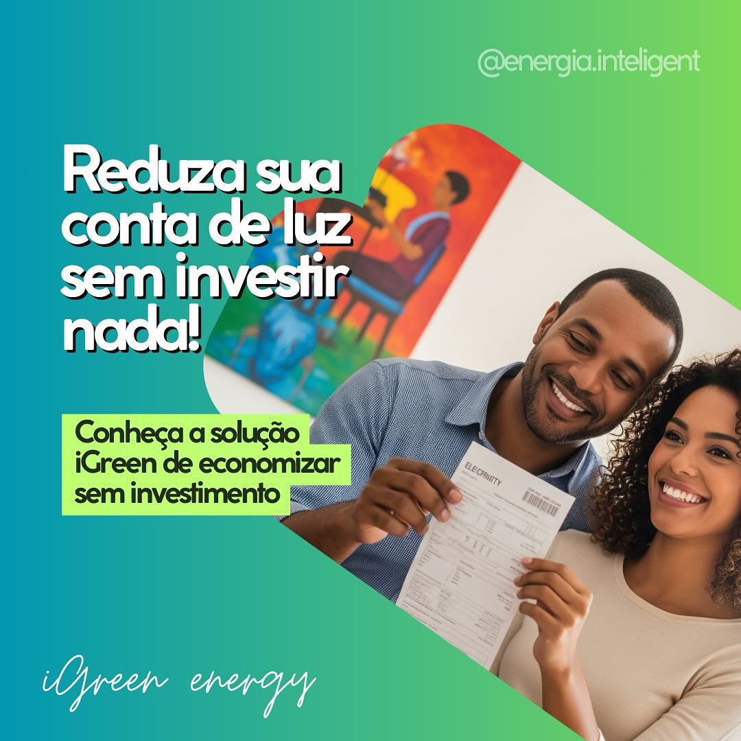 Você pode economizar até 15% na conta de luz com a solução da iGreen. Basta fazer a adesão GRÁTIS! Sem equipamentos, sem investimento, sem obras, só com o cadastro da conta. 🔋
E ainda ganha acesso ao melhor clube de descontos do Brasil, válido em mais de 60.000 estabelecimentos e principais marcas! 🤑
Entre no site da Bio e saiba mais ☀️
#desconto #energiasolar #conta #luz #economia #economizar #clubededesconto #igreen #energy #descobrir #viral #energiarenovável #energialimpa