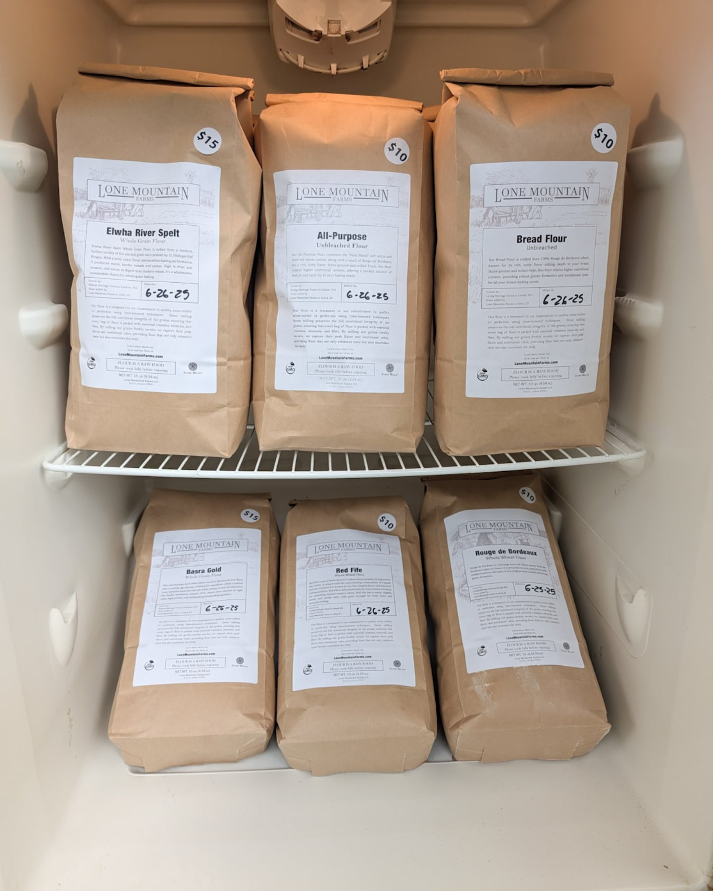 š¾ This Week at the Farm Stand š¾
New flours just dropped! Come stock your pantry with fresh, locally grown and stone-milled grains.
š§ŗ Available This Week: š¾
Ā Stone-Milled Flour ā $10 for 10 lbs
⢠Rouge de Bordeaux Whole Wheat
⢠Bread Flour
⢠All-Purpose Flour
⢠Red Fife Whole Wheat (new!)
Regeneratively grown, Glyphosate Free Flour - $15 for 10 lbs
⢠Basra Gold Whole Wheat ā ultra rare hard white (new!)
⢠Whole Grain Spelt FlourĀ
šæ Hop Plants ā $10 or $20 depending on age - 1 left!
š„ Note: Eggs are on pause this week, but they'll be back soon.
All grain is grown locally and milled fresh on the farm. Hop plants are healthy and ready for your garden or brew yard.
š°ļø Open Fridays from 12 PM to 6 PM and Saturdays from 9 AM to 6 PM
šµ We accept cash, check, or Venmo
Thank you for supporting local food, local soil, and your neighborhood farm.
#LocalGrain #FreshFlour #StoneMilled #RedFife #BasraGold #HopPlants #SelfServeStand #SupportLocal #FarmStandFinds