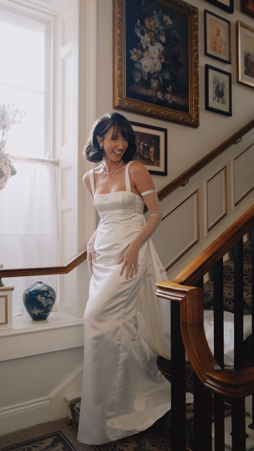 Planning perfection doesn’t happen overnight - but after two years, Megan & Oliver’s big day at @grantleyhall_ was worth every second ✨💍