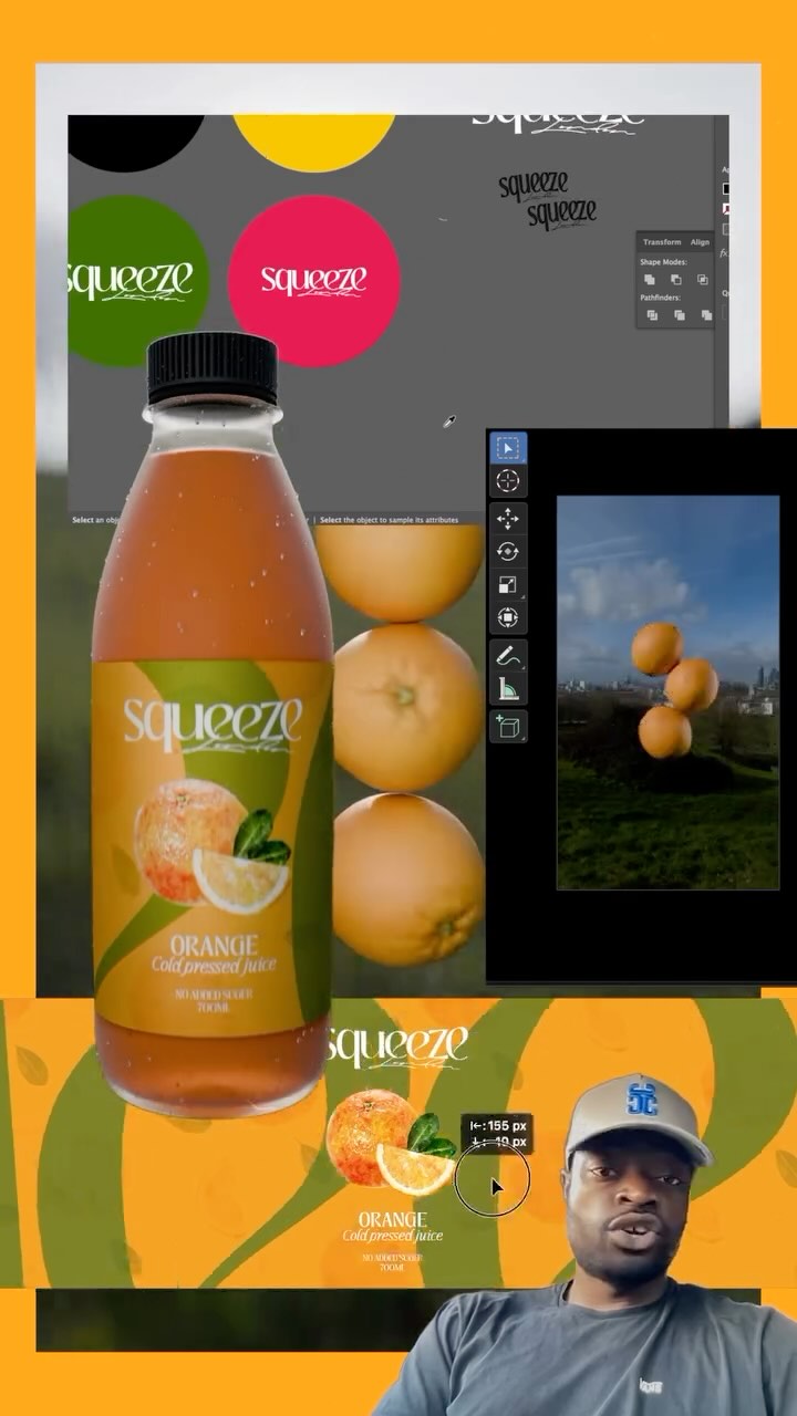 A quick walkthrough of what goes on behind the scenes. Here we look at the layers and process it took to make this animation and the smooth transitions.
Keep and eye out for @squeeze_ldn
The flavours they got coming is 👌🏾
-