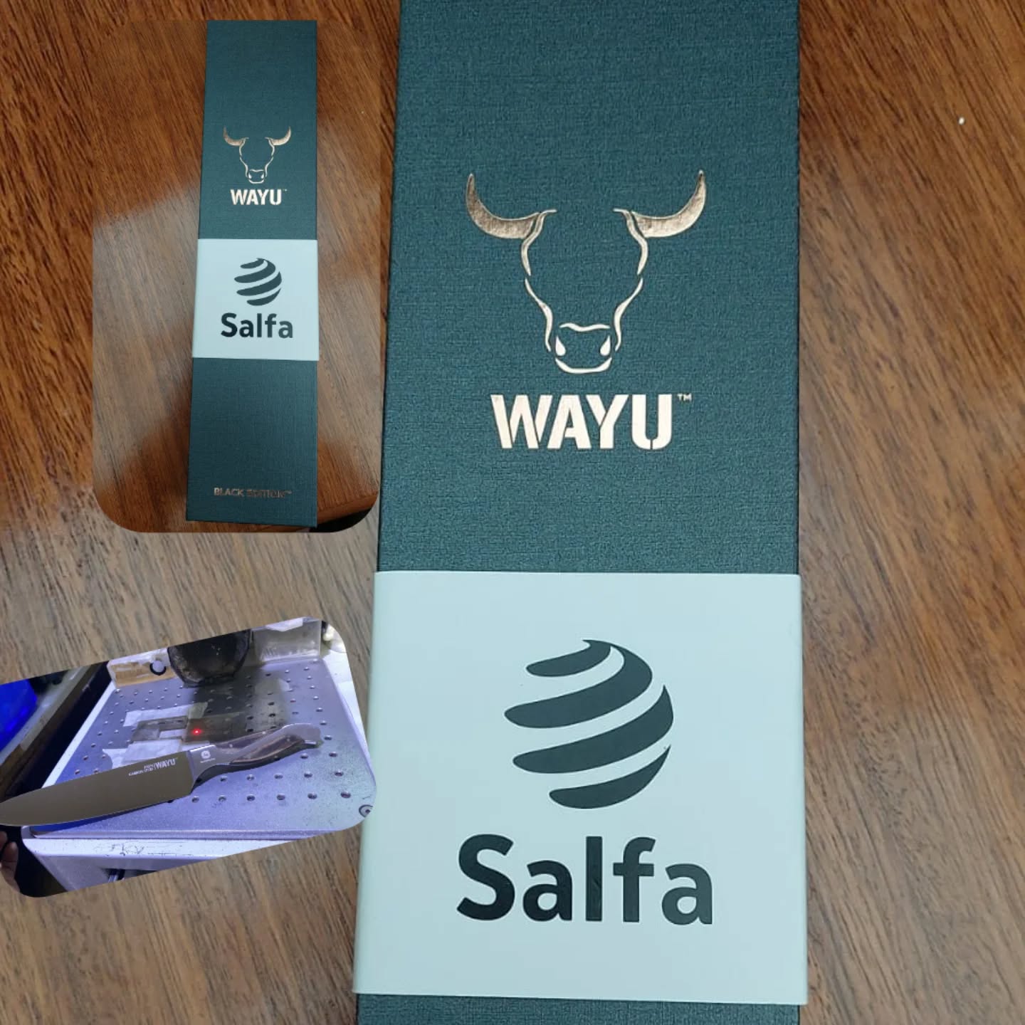 @johndeere cuchillos Wayu. Grabados. @salfachile