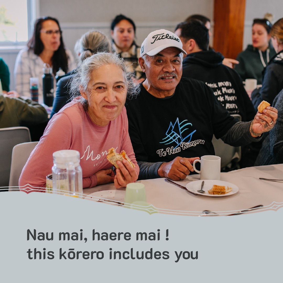 "Come for the kai. Stay for the kōrero. Your voice belongs here."
Whānau hui are happening soon, open to all uri o Te Whakatōhea.
Nau mai, haere mai, this kōrero includes you.