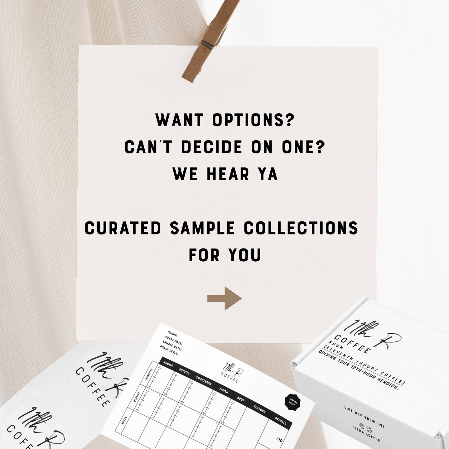 Reintroducing our Build Your Own Sampler Box – pick from our curated sampler bags, and sip your way across the coffee map. 🌍☕
From fruity light roasts to bold, chocolatey darks, this is your passport to discovering what your taste buds truly crave. Each bean is ethically sourced, freshly roasted, and packed with love.
✨ Whether you’re new to specialty coffee or just want to try something different — now’s your moment to explore.
#SamplerBox #11thRCoffee #CoffeeAdventure #SpecialtyCoffee #TorontoCoffeeRoasters #EthicallySourced #FreshRoastEveryTime #12thHourHeroics