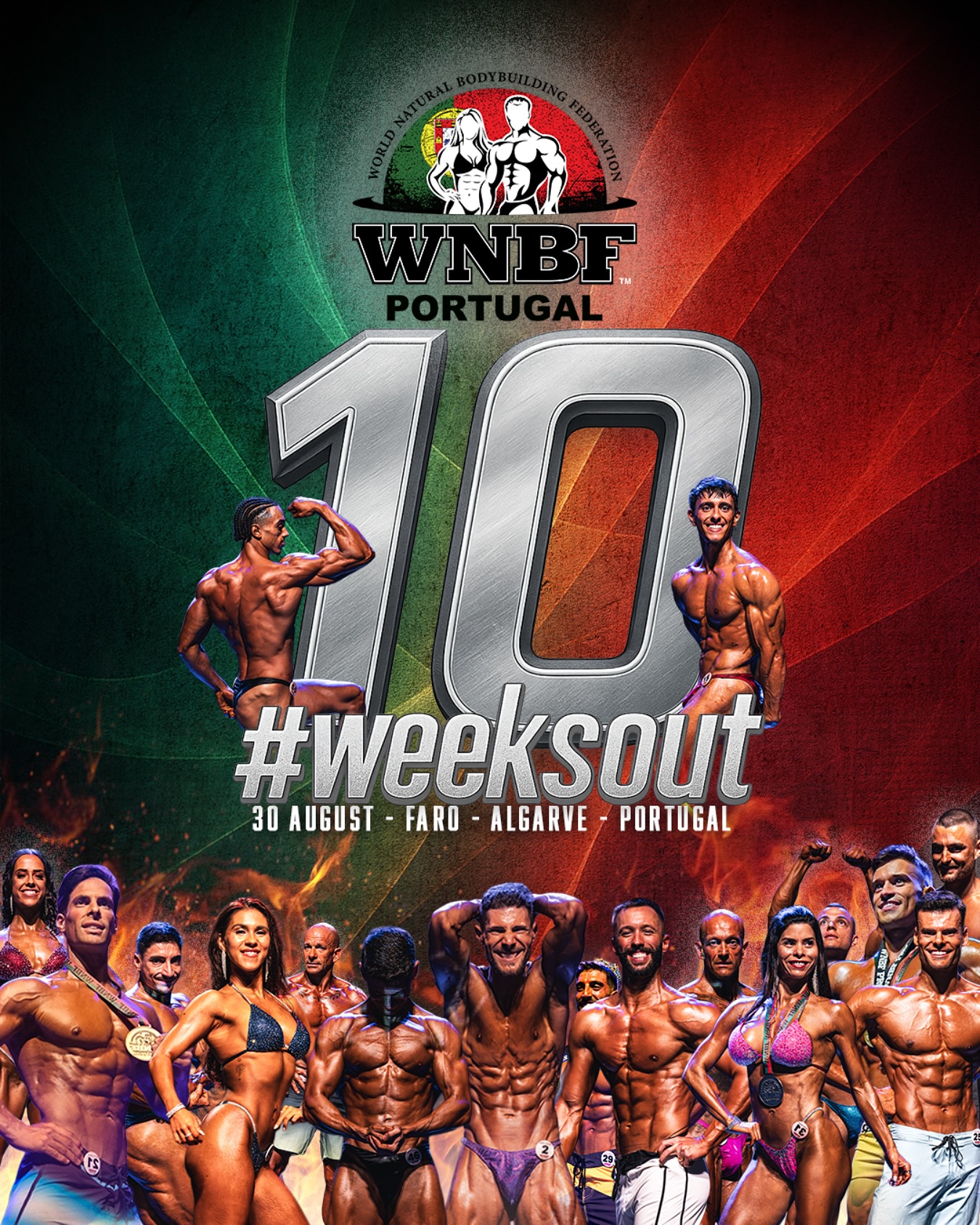 #10weeksout WNBF Portugal🇵🇹
📍Faro - 30 Agosto
Para muitos a primeira vez e para outros mais uma oportunidade de tentar o tão desejado PRO Card e começar a competir ao mais alto nivel natural. Este vai ser um evento único, com muitas surpresas e onde o nosso foco é e sempre será o atleta. Preparem-se para um dia inesquecível ✨
#wnbf #wnbfofficial #culturismonatural #natty