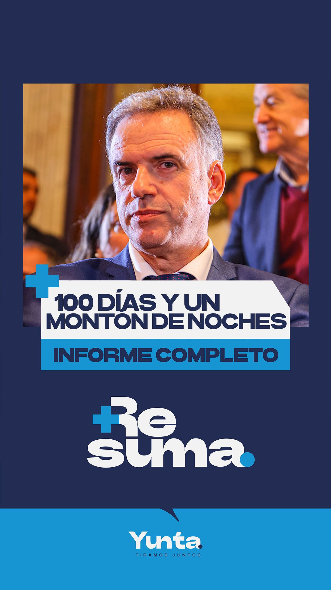 🌓 100 días y un montón de noches.
Medidas, renuncias y dudas en los primeros 100 días del gobierno.
Nuevo ReSuma con Diego Ríos en nuestro canal de YouTube.
Link en bio.
#Yunta #ReSuma