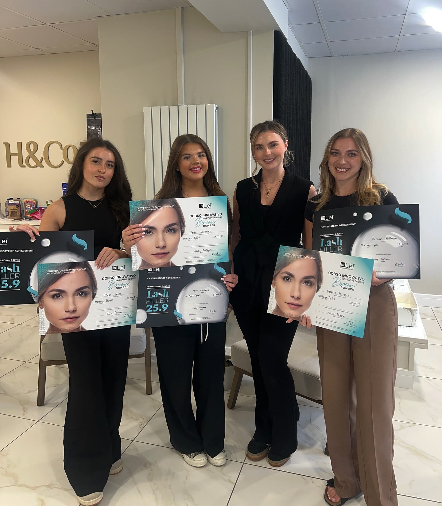 Pinch me moment, my first Inlei Lash Filler & Brow Bomber 2 day training course completed with these 3 amazing students! @inlei_uk
So proud, I can’t wait to watch your journey and support you all the way 💙🦋
@bhbeauty1 @ffiongracebeauty @medisbeauty_