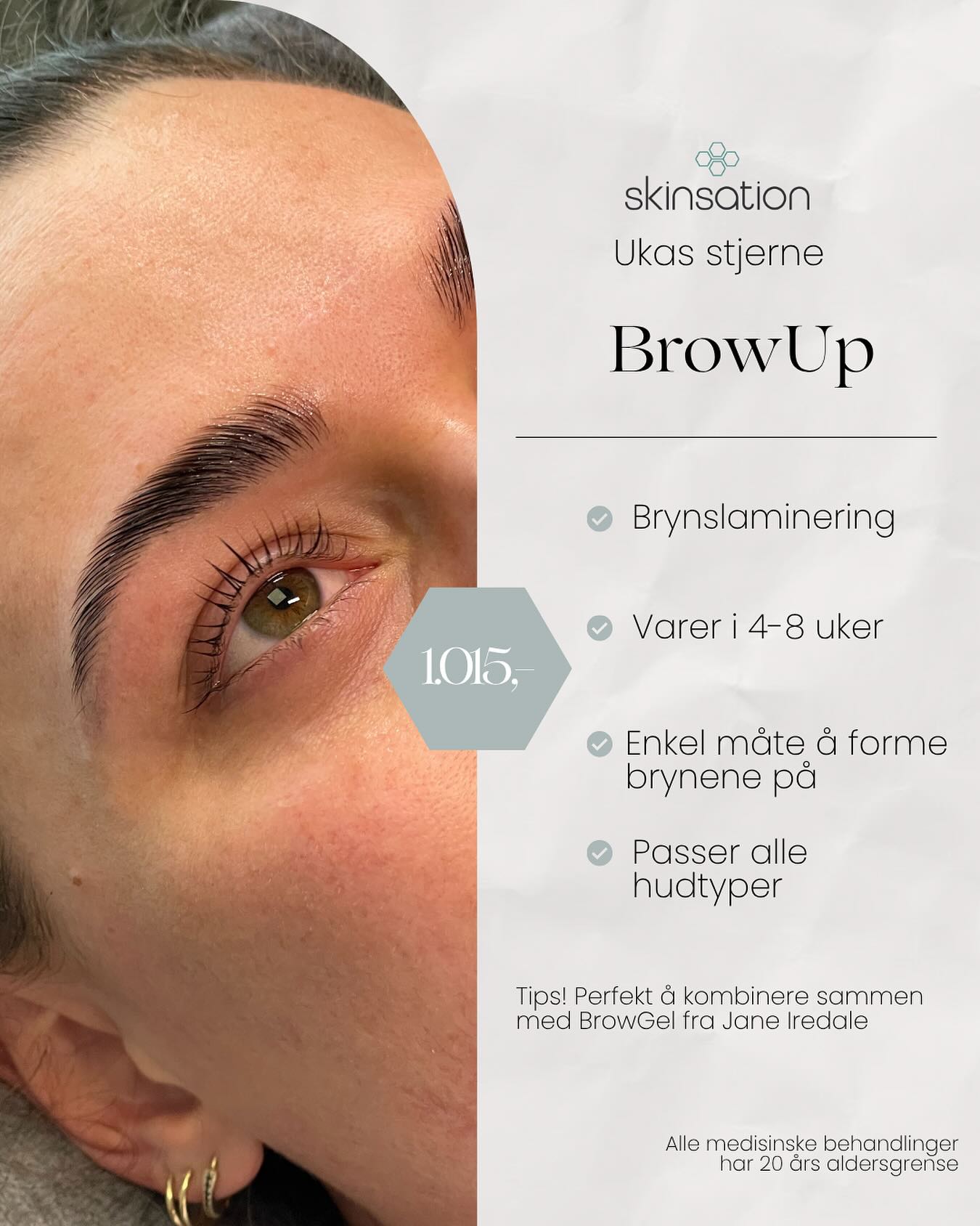 En av våre mest populære behandlinger om sommeren er BrowUp - brynslaminering 🔥 Lettstelte bryn hele sommeren, og vi har ledig tid denne uken!
Husk at ved fremvisning av gyldig studentbevis får du 20% rabatt på ALLE* behandlinger 👩🏽🎓 (*kan ikke kombineres med andre tilbud/kampanjer)
Ønsker du også vippeløft? LashFix er også en veldig ettertraktet behandling for et naturlig, holdbart løft av vippene - mer skånsomt og mer effektivt enn vippetang 🥳 Det lønner seg å booke behandlingen «OnFleek» som kombinerer begge deler 👀
Bestill time selv på www.skinsation.no 🫰🏼 resultatet holder i 4-8 uker, avhengig av hårenes vekstsyklus 🤗
#browup #lashfix #onfleek #brynslaminering #vippeløft #egentid #velvære #grimstad #lillesand #arendal #kristiansand #hudpleiegrimstad