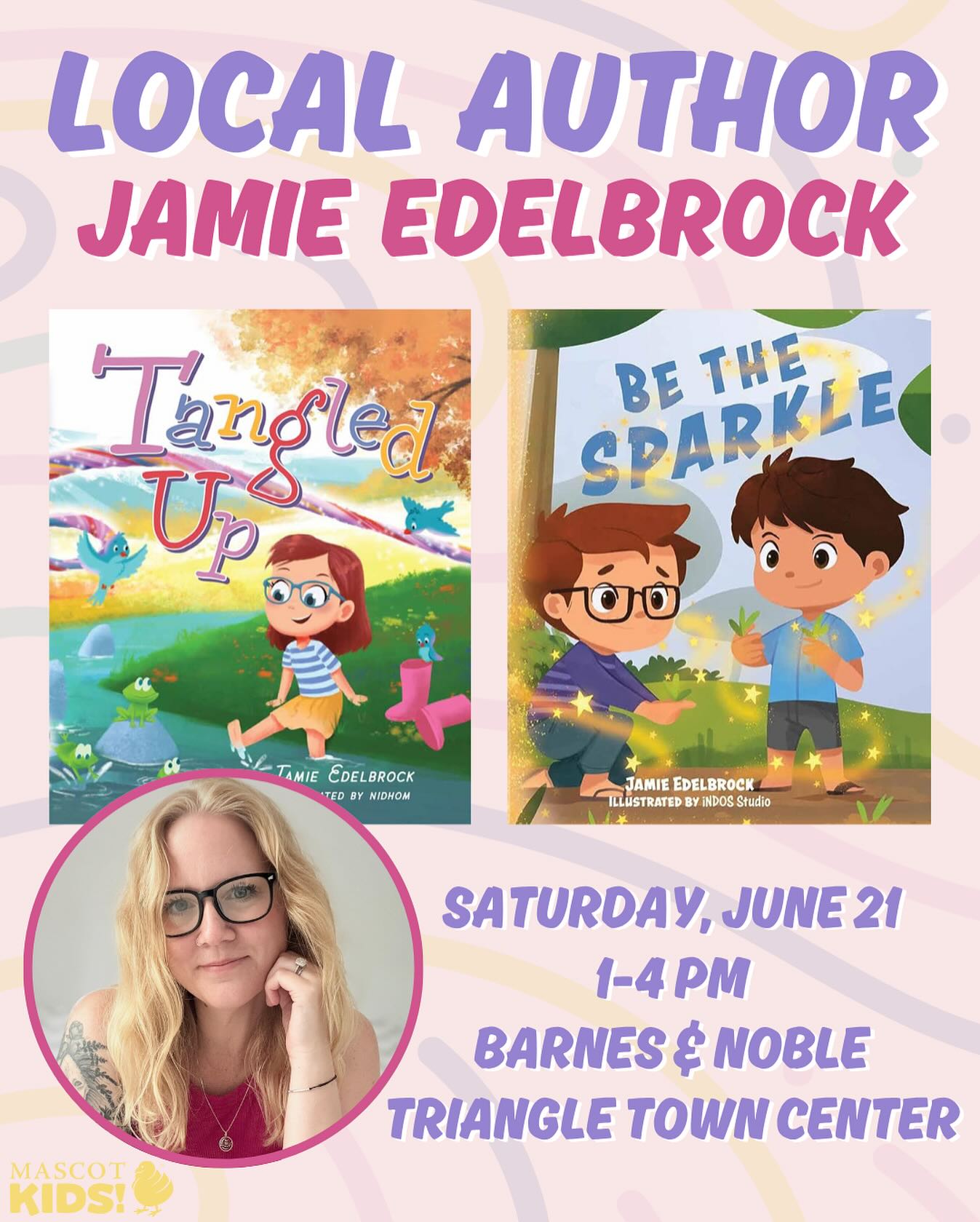 Come see me this Saturday at @bntriangletown! I’ll be there from 1-4!
#happyreading
#localauthor
#mentalhealthmatters
#childrensbook
#meettheauthor
#meetandgreet
#barnesandnoble