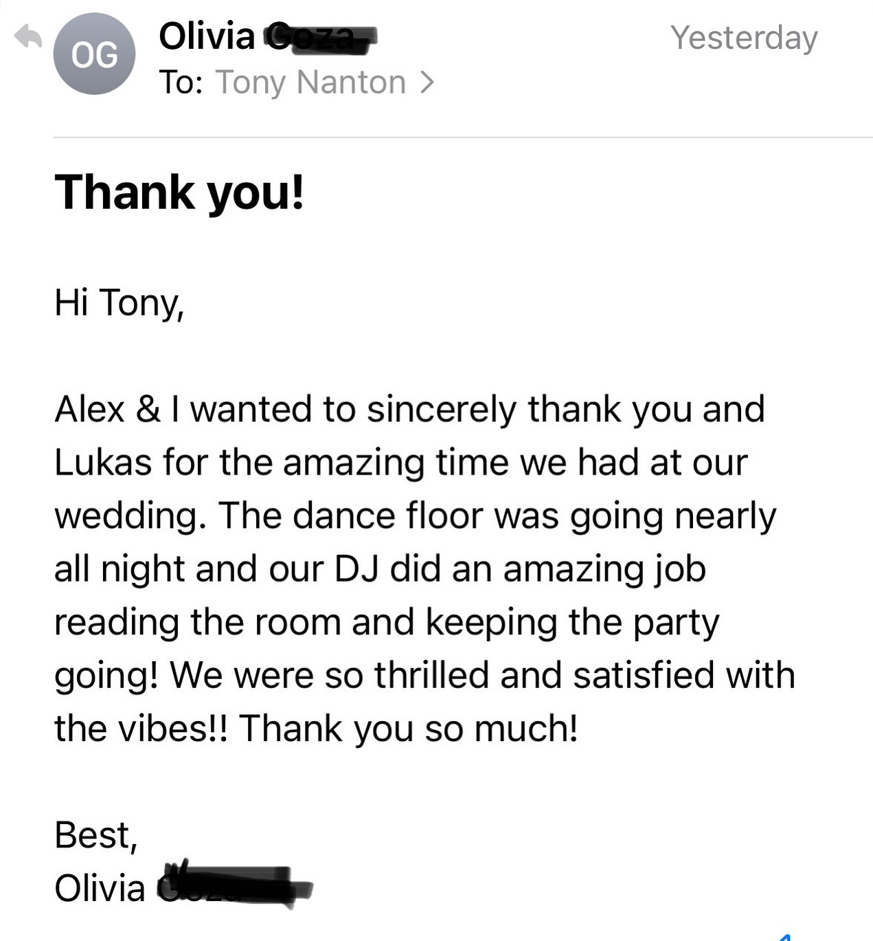 @lukekosardj came in with the big time set….. The love poured. Thank you Olivia, Alex, for entrusting @sugarbumps_events #djlife #bignight #forthelove