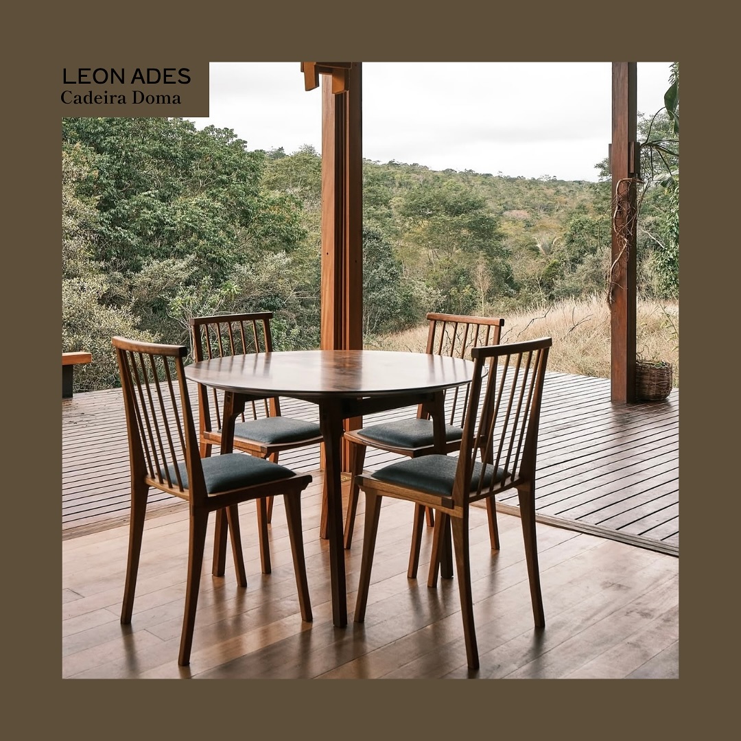 Curvas que acolhem. Madeira que respira.
A Cadeira Doma, assinada por Leon Ades, nasce da vontade de criar conforto com o mínimo possível — sem abrir mão da beleza, da proporção e do toque autoral que atravessa cada traço do designer.
Um clássico contemporâneo do design brasileiro.
⠀
📍Quer conhecer de perto? Me chama por aqui.
⠀
#DesignAutoral #DesignBrasileiro #MobiliárioDeAutor #designcompropósito