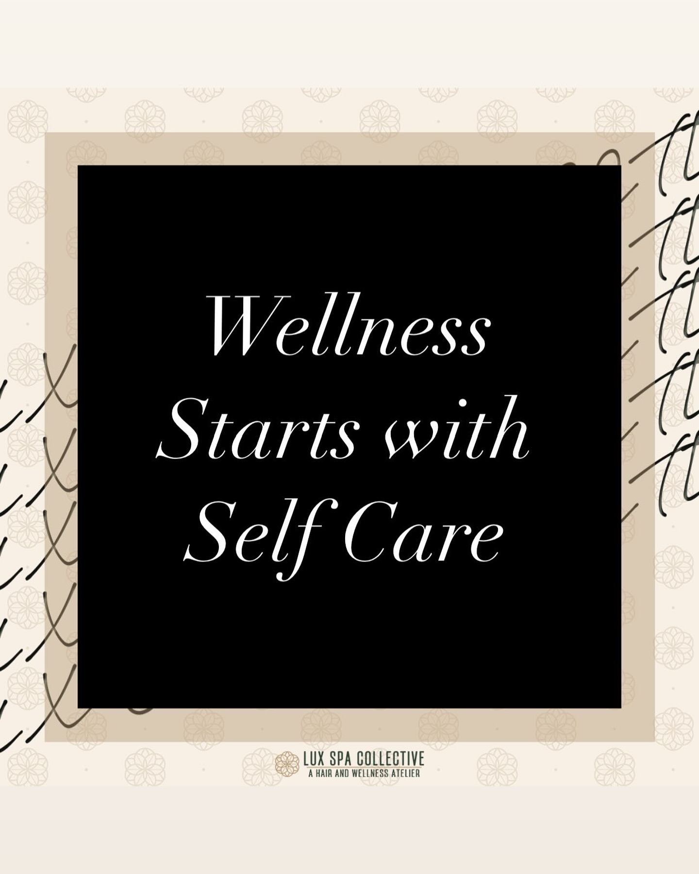 ✨ Wellness starts with self care ✨
You can’t pour from an empty cup—nourish yourself first, mind, body, and soul.