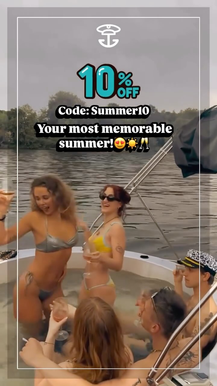 Sun’s out. Vibes up. 🚤 And now? 10% OFF your private boat day by using the Code: Summer10
Bring your crew, your playlist, and your vibes — we’ll handle the rest.
📍 Berlin’s most iconic summer hangout just got even better.
🎉 Hot tub? ✅
🔥 Music? ✅
🍾 BYO snacks? ✅
💸 10% off? Oh yes.
🔗 Tap the link in bio to book your floating summer boat before it’s gone!
USE Summer10 for price reduction😍
#BadedampferBerlin
#BerlinSummerVibes
#BoatPartyDeal
#FloatingFun
#GroupGoals
#BubblesAndBeats
#HotTubCruise
#BerlinBucketList
#10PercentOff