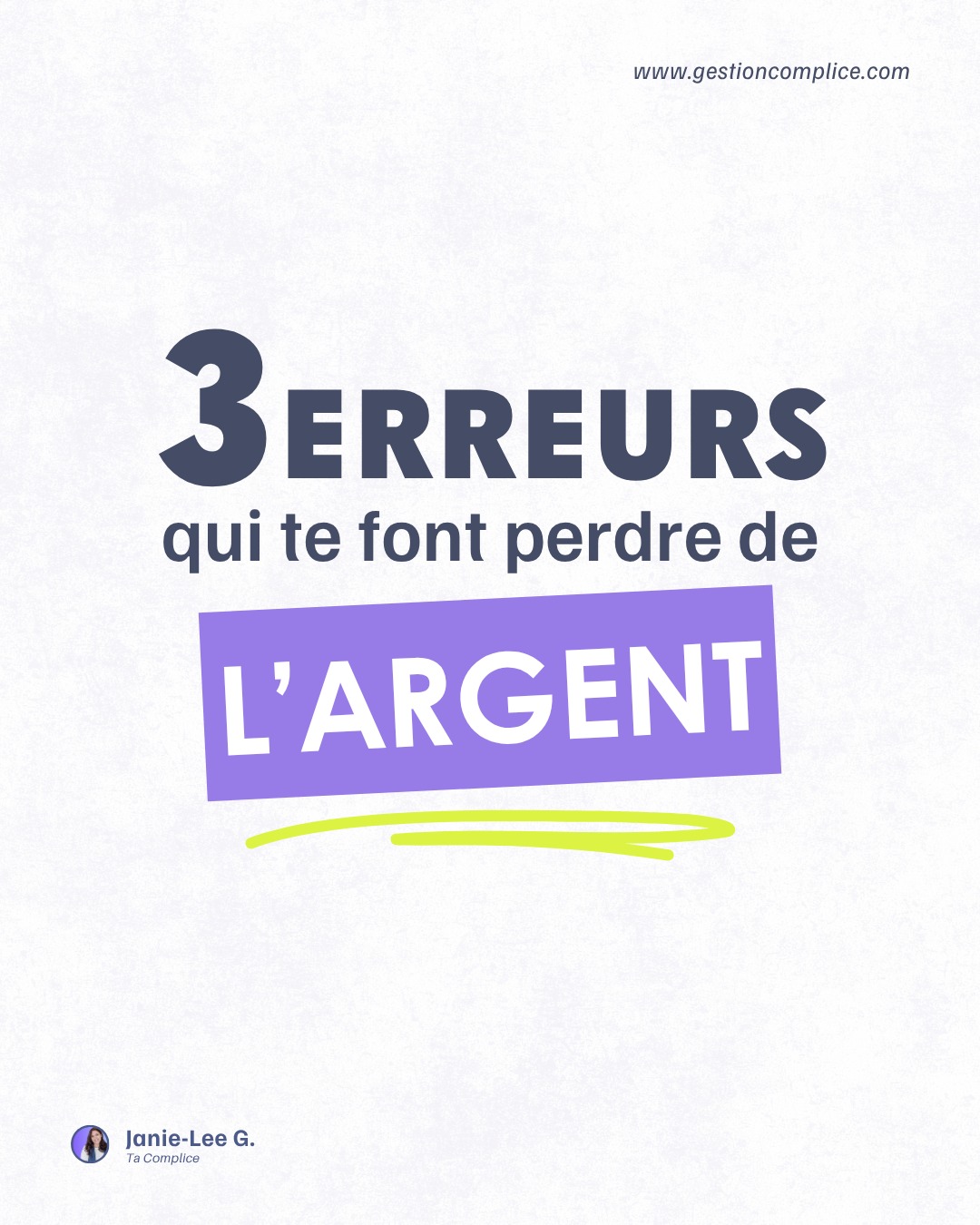 💸 Tu travailles fort pour ton argent… mais est-ce que tu le laisses filer sans le savoir ?
Voici 3 erreurs fréquentes qui font perdre des centaines (voire des milliers) aux entrepreneurs.euses pis surtout, comment les éviter avec des réflexes simples.
Tu vas voir :
👉 C’est pas si compliqué
Et si tu veux aller plus loin, mon Guide de survie pour travailleur autonome t’attend en bio.
📘 Moins de flou, plus d’argent dans tes poches.
#travailleureautonome #comptabilitésimple #gestioncomplice #québecentrepreneur