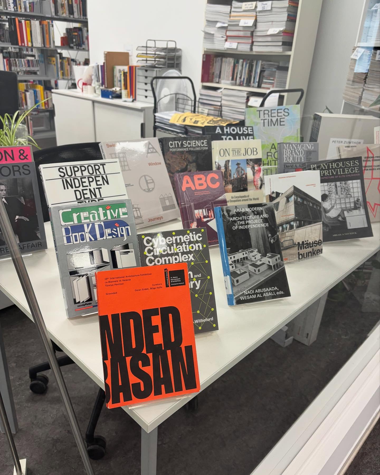 Our book “Grounded” @berlininternational ‘Library