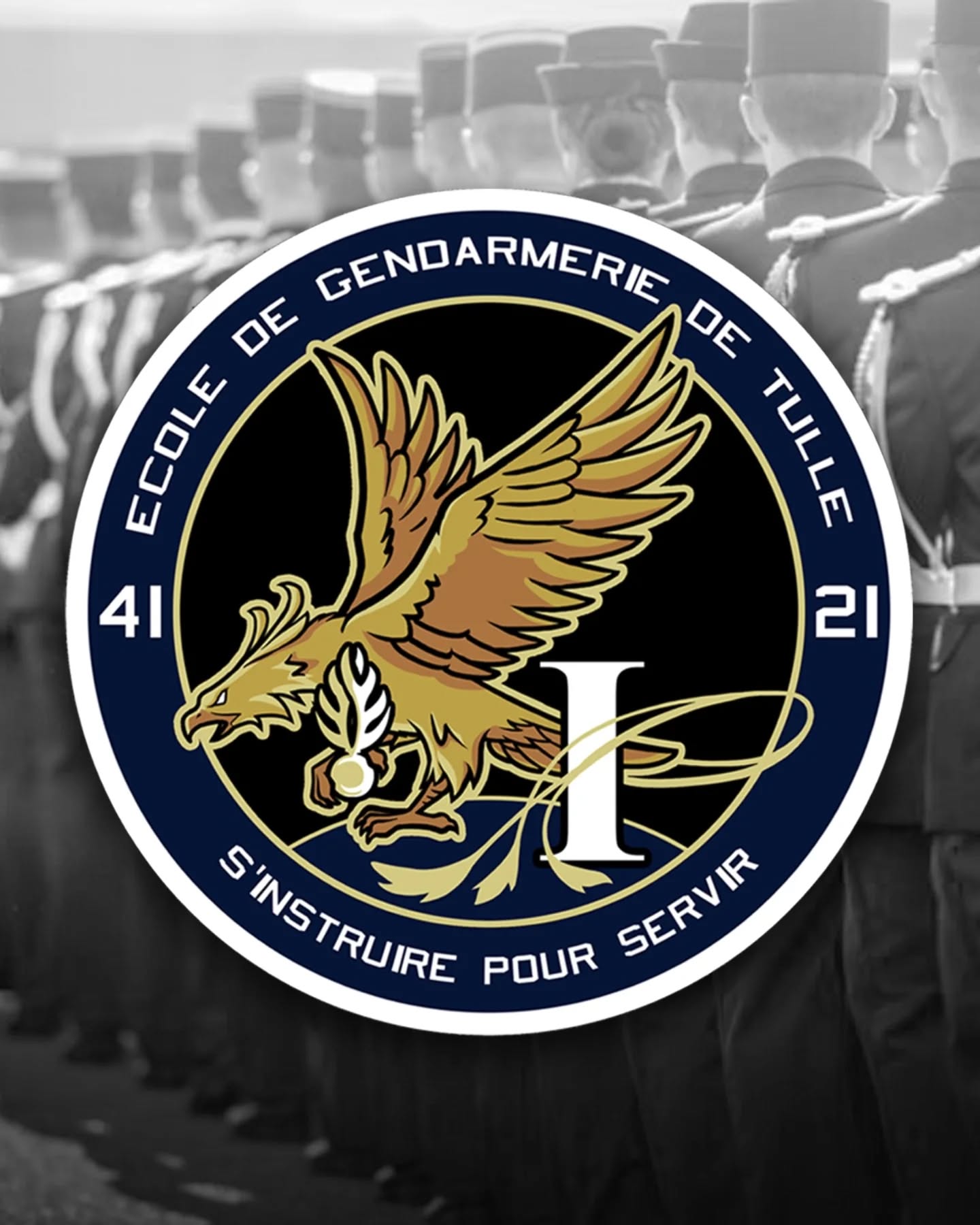 Création d'une rondache pour la promotion 4121 de l'Ecole de Gendarmerie de Tulle 👮
#logo #logodesign #gendarmerie #graphicdesign #graphisme #graphistemontpellier #montpellier #art