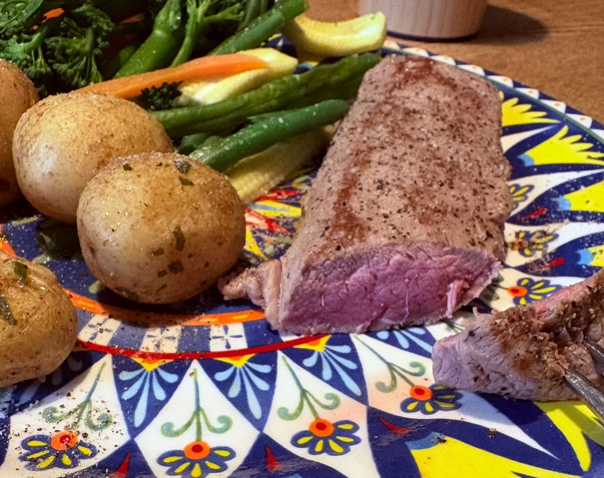 Still speechless after yesterday! đ§ď¸
The rain didnât stop the amazing @thissideofthewater traders from showing up in full force at the farmersâ market! đŞ
Weâre definitely not surprised that @cheshirewildvenison sold out â and we feel lucky to have grabbed some tenderloin just in time. đ
Cooked it to perfection and honestly⌠words donât do it justice. đĽđ
Support your local producers â rain or shine, they always deliver the best. đ
#farmersmarketfinds #cheshirewildvenison #supportlocal #venisondelicious #eatlocal #sustainable #foodiefavourites #rainorshine #localfoodhero #farmtofork #weekendeats #marketdayvibes