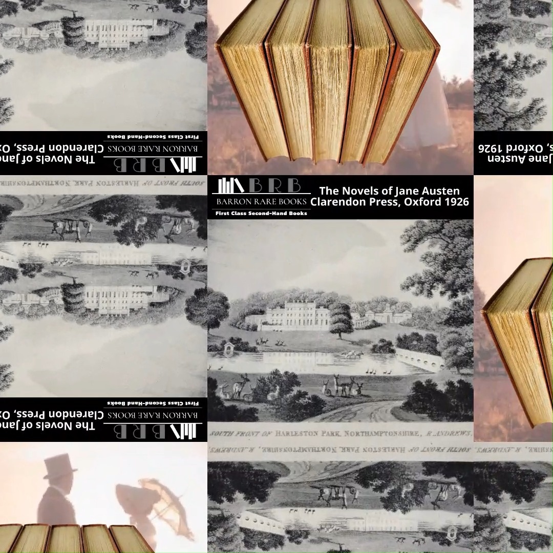 📖 Austen Lovers & Literary Collectors—This One’s for You! ✨
Step into the refined world of Jane Austen with this nicely preserved 1926 second edition of The Novels of Jane Austen, edited by the renowned R.W. Chapman. This five-volume set, published by Clarendon Press, Oxford, is a true treasure—meticulously collated from early editions, with detailed notes, indexes, and stunning illustrations sourced from contemporary materials. 📜🎨
💎 Features You’ll Love:
✔️ Complete in 5 volumes, housed in publishers' original cloth bindings with paper spine labels
✔️ Scholarly edition with insightful commentary and indexed references
✔️ Illustrations from Austen’s era, offering historical depth
✔️ Authentic early text, established through meticulous collation
✔️ A rare find for serious collectors & admirers of Austen’s genius
📚 Condition:
🔹 Very good covers, with only mild signs of wear
🔹 Clean, unmarked pages, with occasional light foxing
🔹 Strong binding & intact spine, ensuring durability
🔹 Previous owner’s 1927 inscription in Volume 1 & a charming Brentano’s, NY bookseller label
🔹 Some gentle sunning & discoloration on Mansfield Park—a sign of its well-loved history
If you cherish Austen’s wit, wisdom, and timeless storytelling, this set deserves a place in your collection! 💕
.
.
.
.
#JaneAusten #RareBooks #LiteraryTreasures #BookCollector #OxfordEdition #SenseAndSensibility #PrideAndPrejudice #MansfieldPark #Emma #NorthangerAbbey #Persuasion #janeaustenfan #janeaustenbookclub #janeaustenquote #janeaustenforever