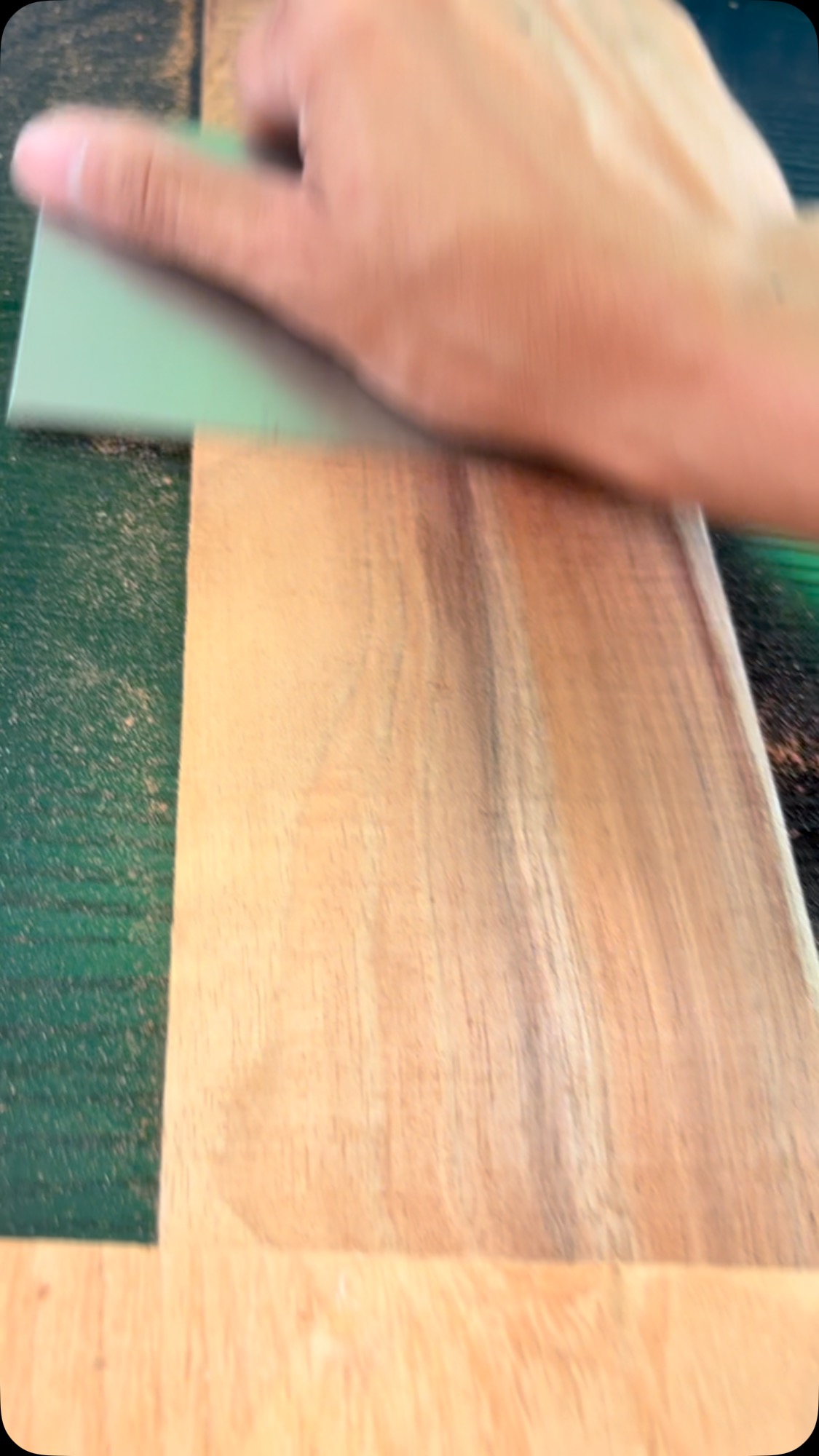 Scraping the side