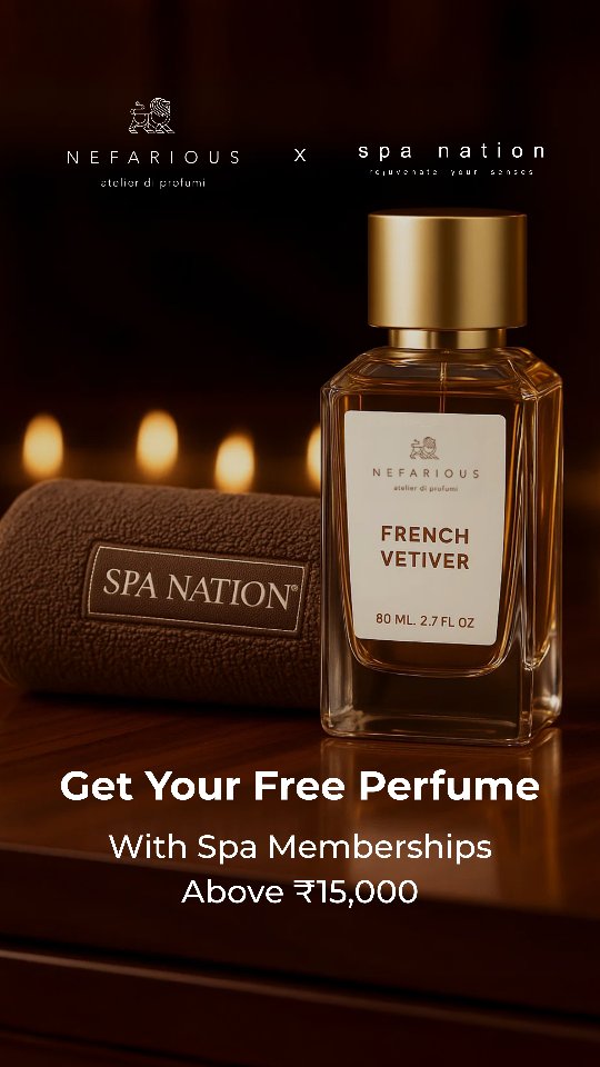 ✨ Unlock Luxury with SPA Nation! ✨
Buy a Premium Membership and get a Nefarious Perfume absolutely FREE! 🌸💆♀️
Indulge in self-care and take home a scent as unforgettable as your spa experience.
📍 Available at:
Bengaluru
🛍 Phoenix Mall: +91 95910 75687
🛍 Orion Mall: +91 95388 78687
🏙 Indiranagar: +91 82963 87786
Ludhiana
🏢 Pavilion Mall: +91 95010 78687
Hurry! Limited time offer.
#SPANation #NefariousPerfume #SpaLuxury #BangaloreDeals #LudhianaSpa #SelfCareGoals #PerfumeGift