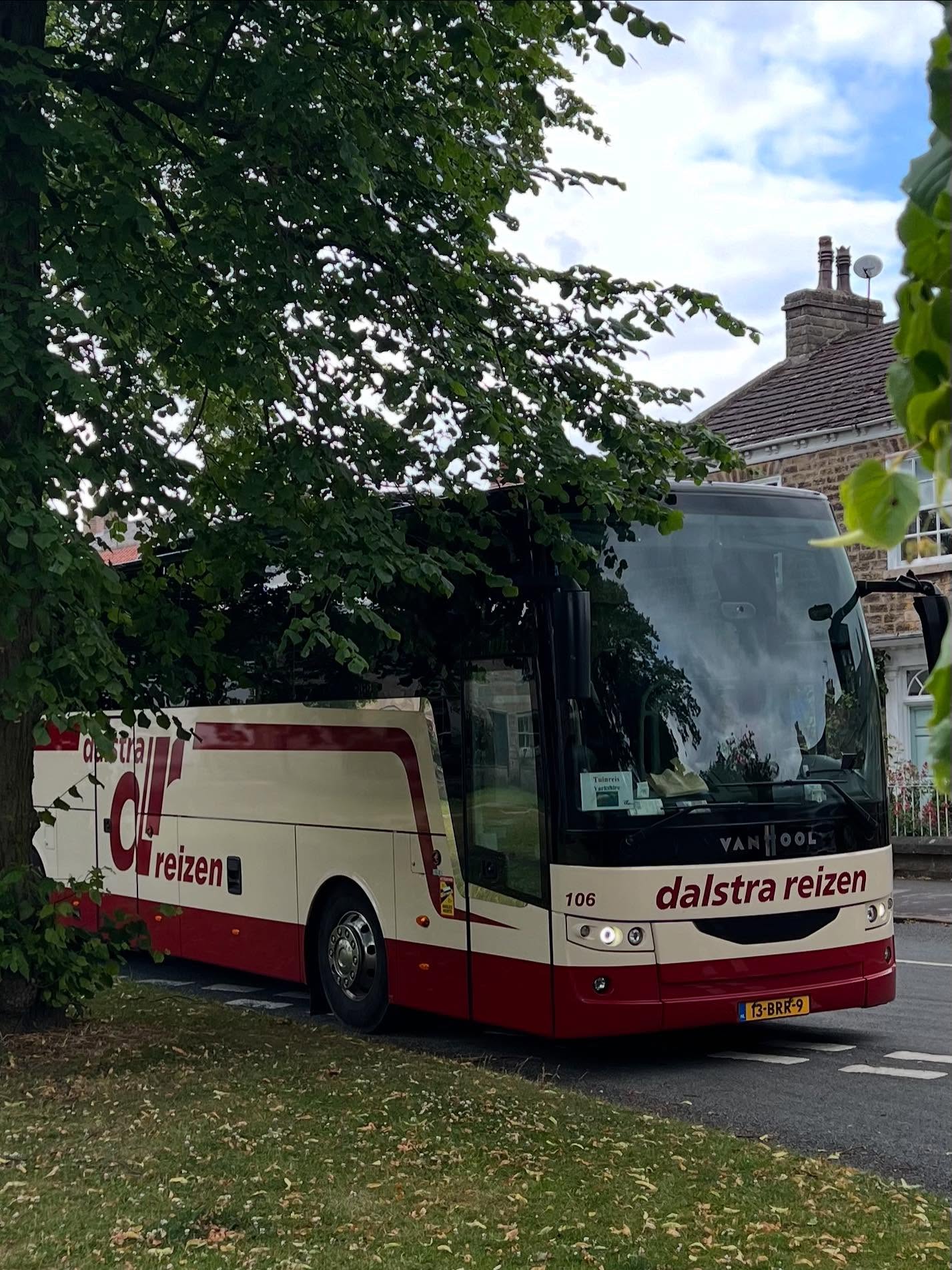 Such a busy few weeks with lovely private group visits to the garden. Today we welcomed a large group from Holland and had the #dementiaforward team providing delicious refreshments on each occasion. The Yorkshire themed hamper recipient was very happy! #privategarden #gardenvisits