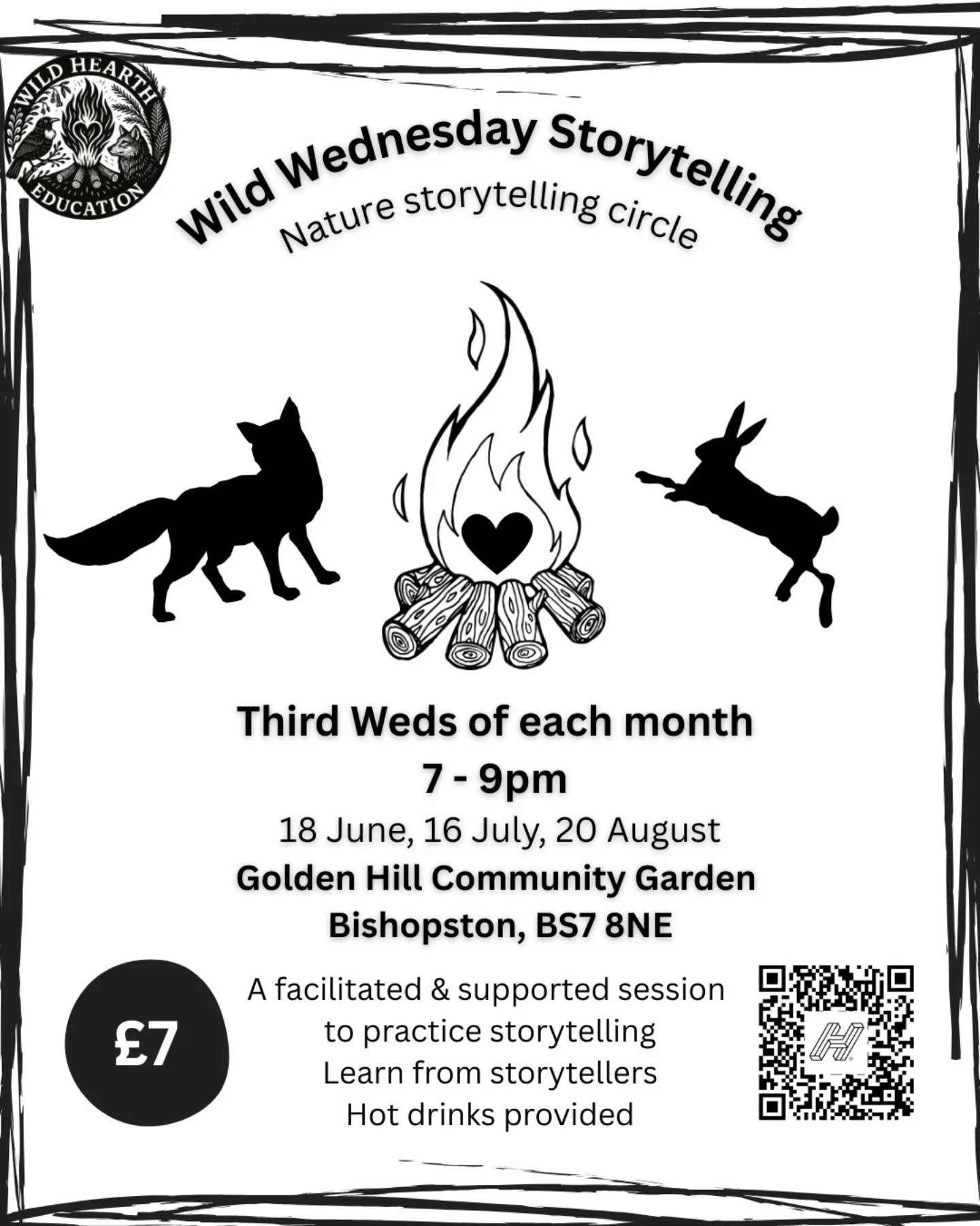 Very excited to announce our new storytelling circle in collaboration with @wildheartheducation
I'm leading the evening. Looking forward to welcoming first timers, old hands and anyone who's ever fancied telling a tale.
You can listen this time & have a go next time.
It's supportive & fun. And in the most fabulous community garden. The plants love a good story. All welcome!
Tickets are selling so don't miss out...
#storytelling @ghcommunitygarden #storycircle
