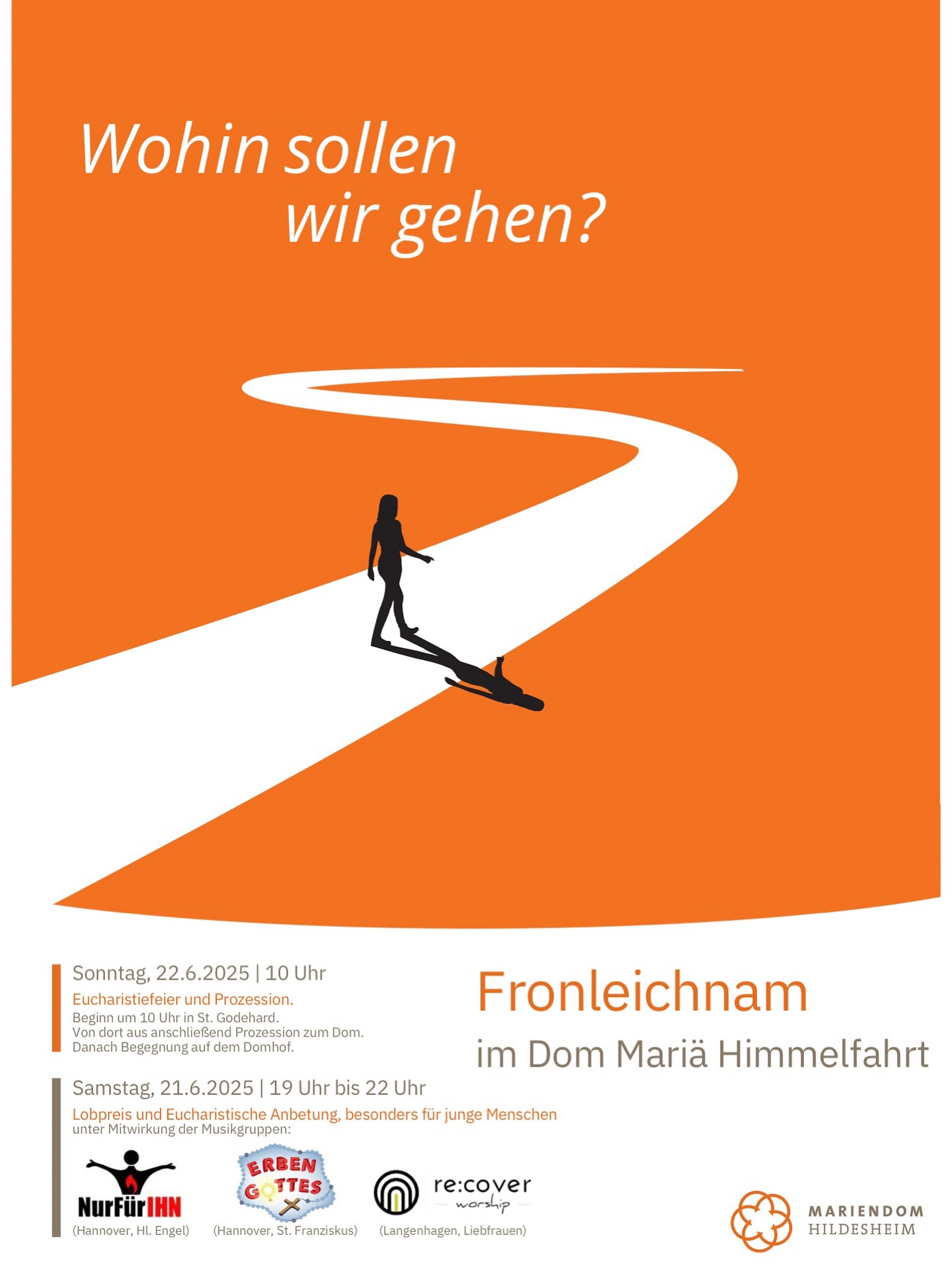 Am Samstagabend, 21.06.25, organisiert das @bistumhildesheim eine musikalisch gestaltete eucharistische Anbetung im Hildesheimer Dom.
Unsere Lobpreisband der Erben Gottes wird mit der musikalischen Gestaltung des Abends um 19 Uhr beginnen, neben der Band @recover.worship und „nur für Ihn“, die im Anschluss folgen. 🎹🎸🎤🎶
Neben Weihbischof Bongartz wird auch Pfarrer Scheiermann dabei sein, der aus Bremerhaven nach Hildesheim gekommen und nun leitender Pfarrer der katholischen Pfarreien Liebfrauen und St. Godehard in Hildesheim ist.
Wir laden euch herzlich ein, an diesem Abend dabei zu sein und gemeinsam Jesus anzubeten! 🤍
Wir freuen uns riesig auf euch ☺️
📍Mariendom, Hildesheim
📆 21.06.2025, 19-22 Uhr 🕖
💒 Eucharistische Anbetung & Lobpreis
#bistumhildesheim #anbetung #eucharistischeanbetung #jesus #kirche #katholisch #glaube #fronleichnam #gebet