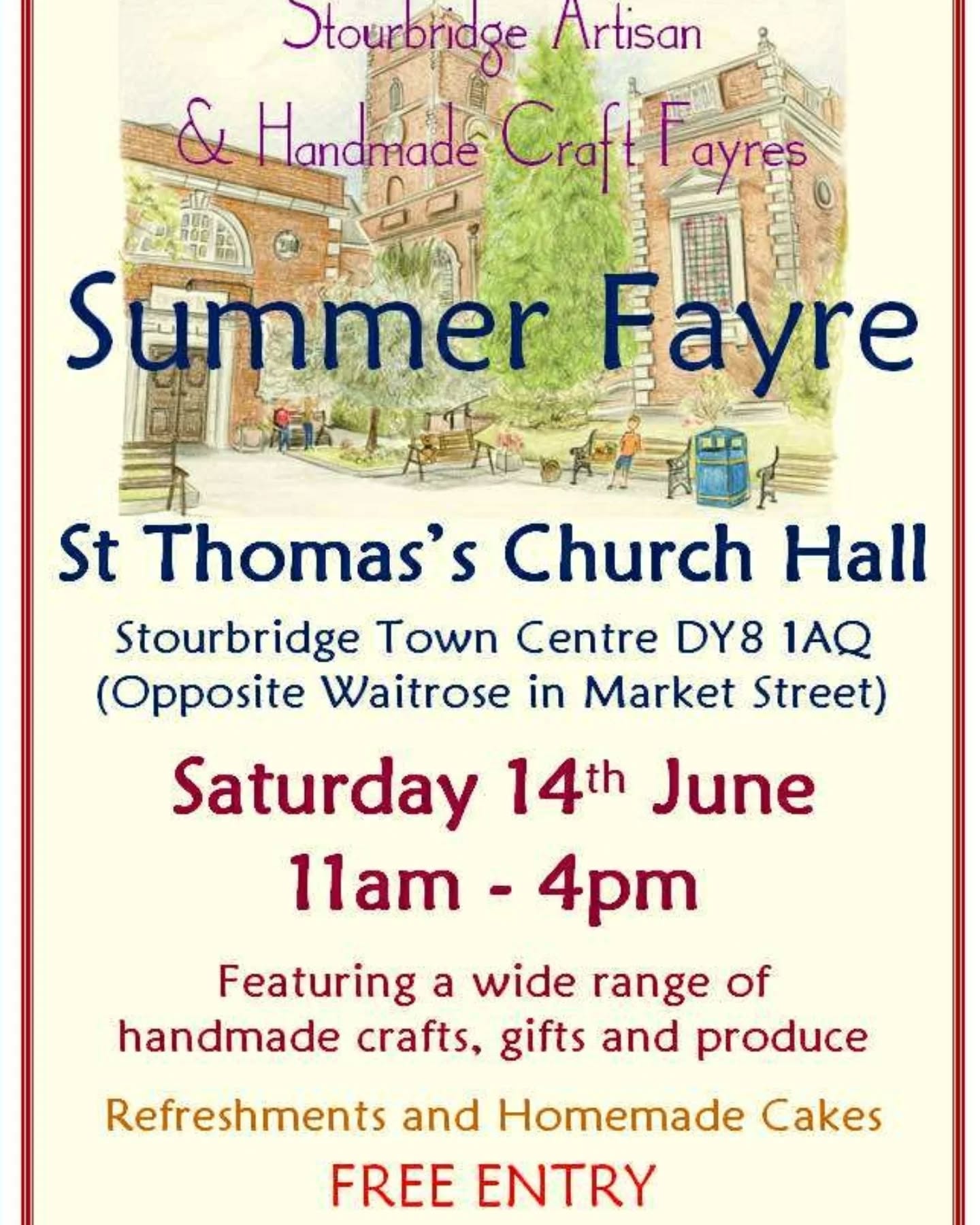 I am delighted to be showcasing with Stourbridge Artisans & Handmade Craft Fayres today.
It will be great mix of talented artisans showcasing their wares. Plus, there is tea and cake!
I will be offering the made-to-measure service for all sterling silver jewellery, alongside the ready to gift range, which comes in standard sizing.
Feel free to come along and say hi. Have a great day everyone.
#theradiantfox #Stourbridge #stourbridgeartisanandcraft #stourbridgeartisans #stourbridgesmallbusiness #sterlingsilver #sterlingsilverjewellery #madetomeasure #supportlocalbusiness #supportsmallbusiness