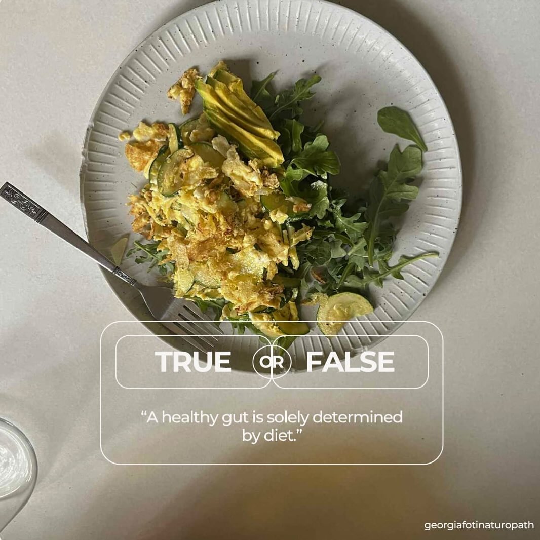 While the food we choose to eat, massively impacts the way our digestive system works - it is definitely not the only factor.
Things like the composition of our gut microbiome (good vs bad gut bugs), sleep quality, physical activity, stress management, hormone levels, medication use, the quality of the produce/meat we buy, caffeine and alcohol habits and water intake play equally as big a role.
So next time you suspect a particular food has set your gut off, it might be worth investigating some other likely culprits 🧐
