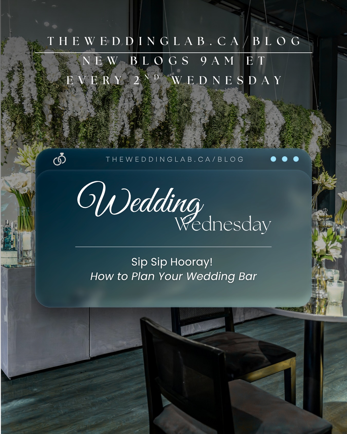 🍸 Sip, sip, hooray — it’s a Wedding Wednesday! Our latest blog is all about how to plan a wedding bar that fits your vibe, budget, and guest list 🍾✨ From signature cocktails to non-alcoholic options, we’re serving up tips that’ll make your bar a celebration highlight.
Read it now at theweddinglab.ca/blog
New blogs drop every second Wednesday at 9am ET 🕘
#weddingplanning #weddingbar #theweddinglab