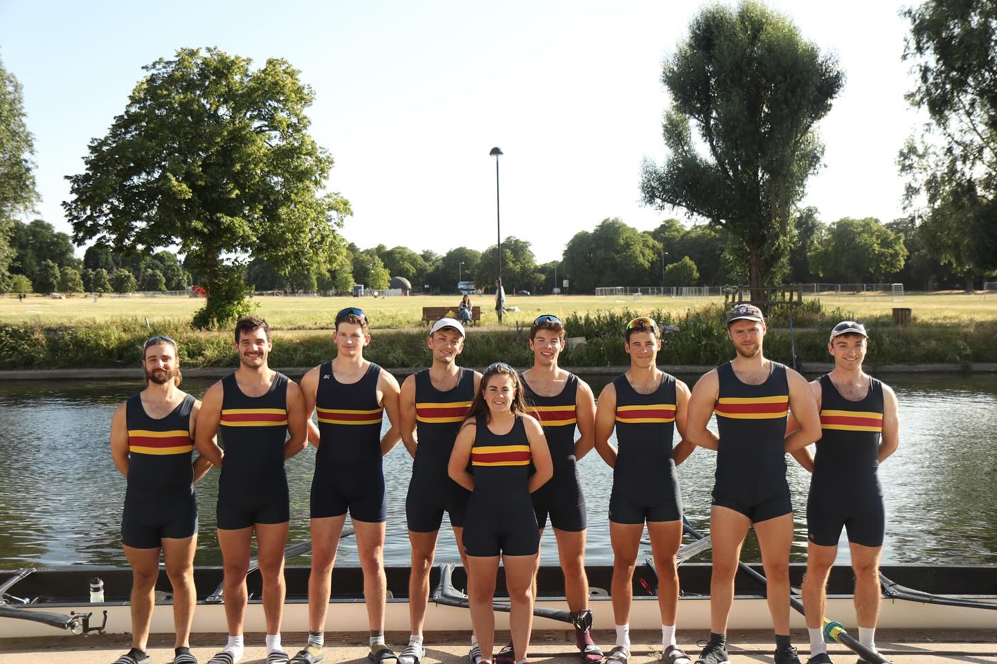 Henley Royal Regatta - Thames Challenge Cup ‘A’
Introducing our men’s eight, the first of City’s pre-qualified crews for @henleyroyalregatta. They face Tideway Scullers School on Tuesday at 11:30am. Bring the noise to boat tent F 50min prior, and watch them leave it all on the track.
C: Sarah Newell
S: Sam Stephenson
7: James O’Dell
6: Callum Bland
5: Sam Fiveash
4: Matt Simpson
3: Tim Robson
2: Will Watson
B: Freddie Smith