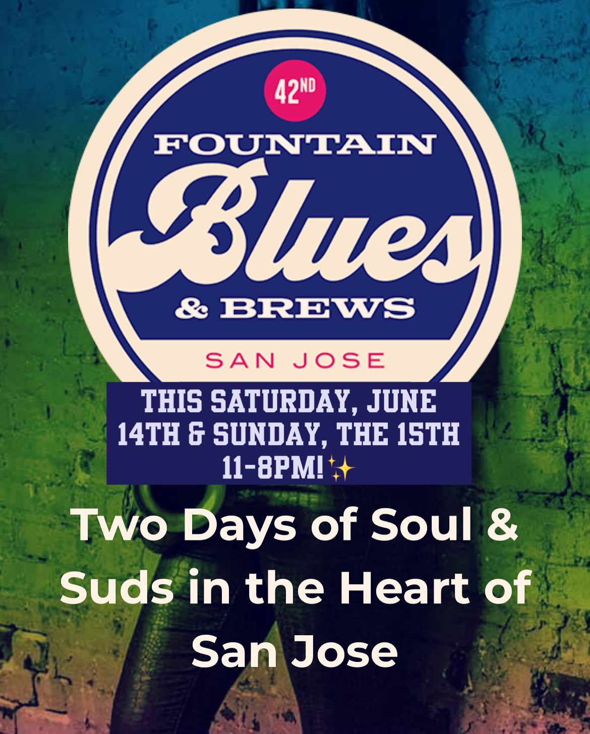 Let’s kick off the summer RIGHT😁..
Come join us this weekend for some fun in the sun with @sjfountainbluesbrewsfestival , live music and over 40+ styles of craft brews and cider. Come by our booth Saturday & Sunday, June 14th & 15th from 11-8PM.
We would love to introduce you to permanent jewelry or add to your collection. We can’t wait to see you there! 👏🏽 for an awesome Father’s Day weekend!
Location: Plaza De Cesar Chavez
1 Paseo De San Antonio
San Jose, Ca 95112
